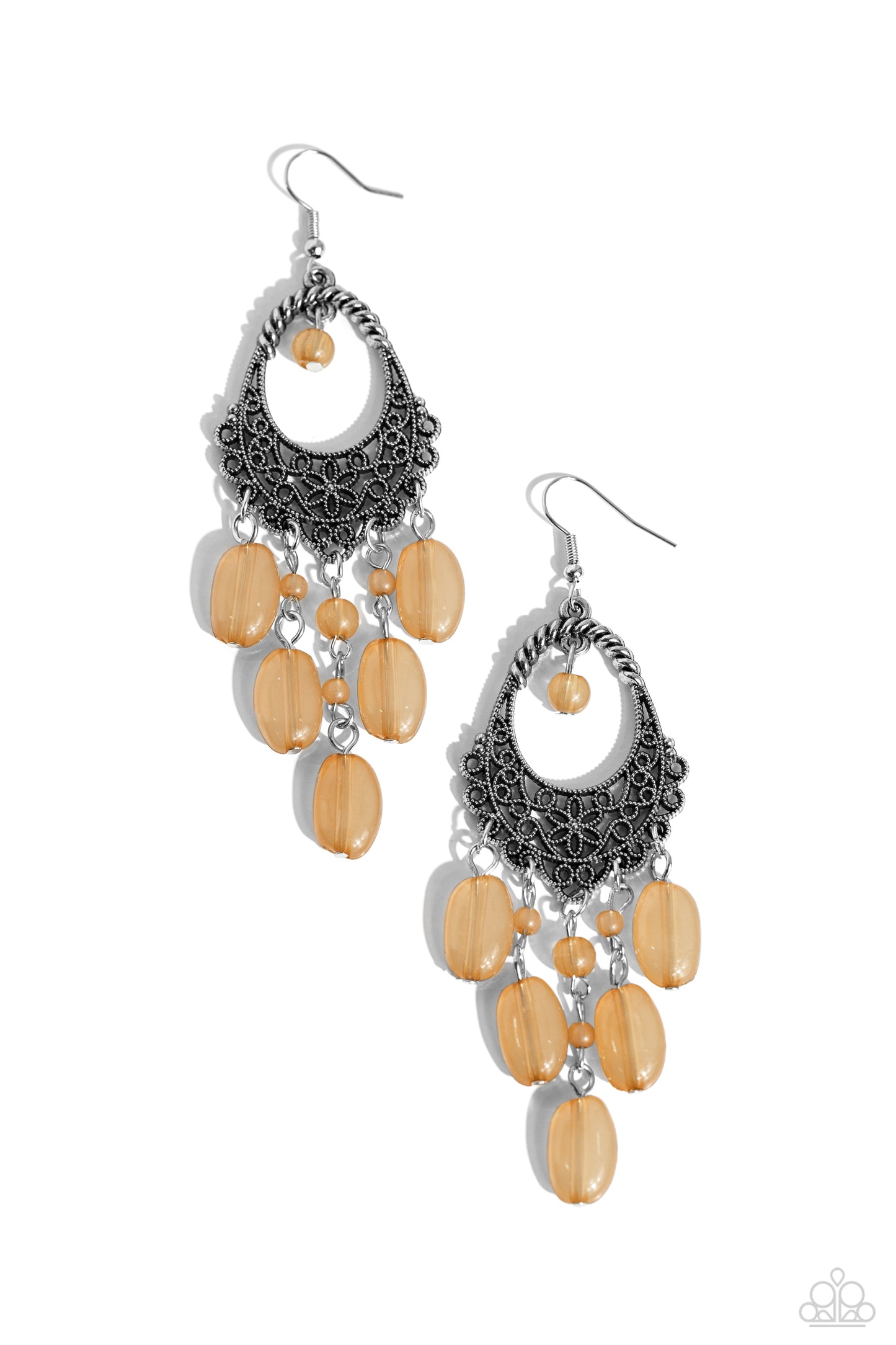 Botanical Escape - brown - Paparazzi earrings