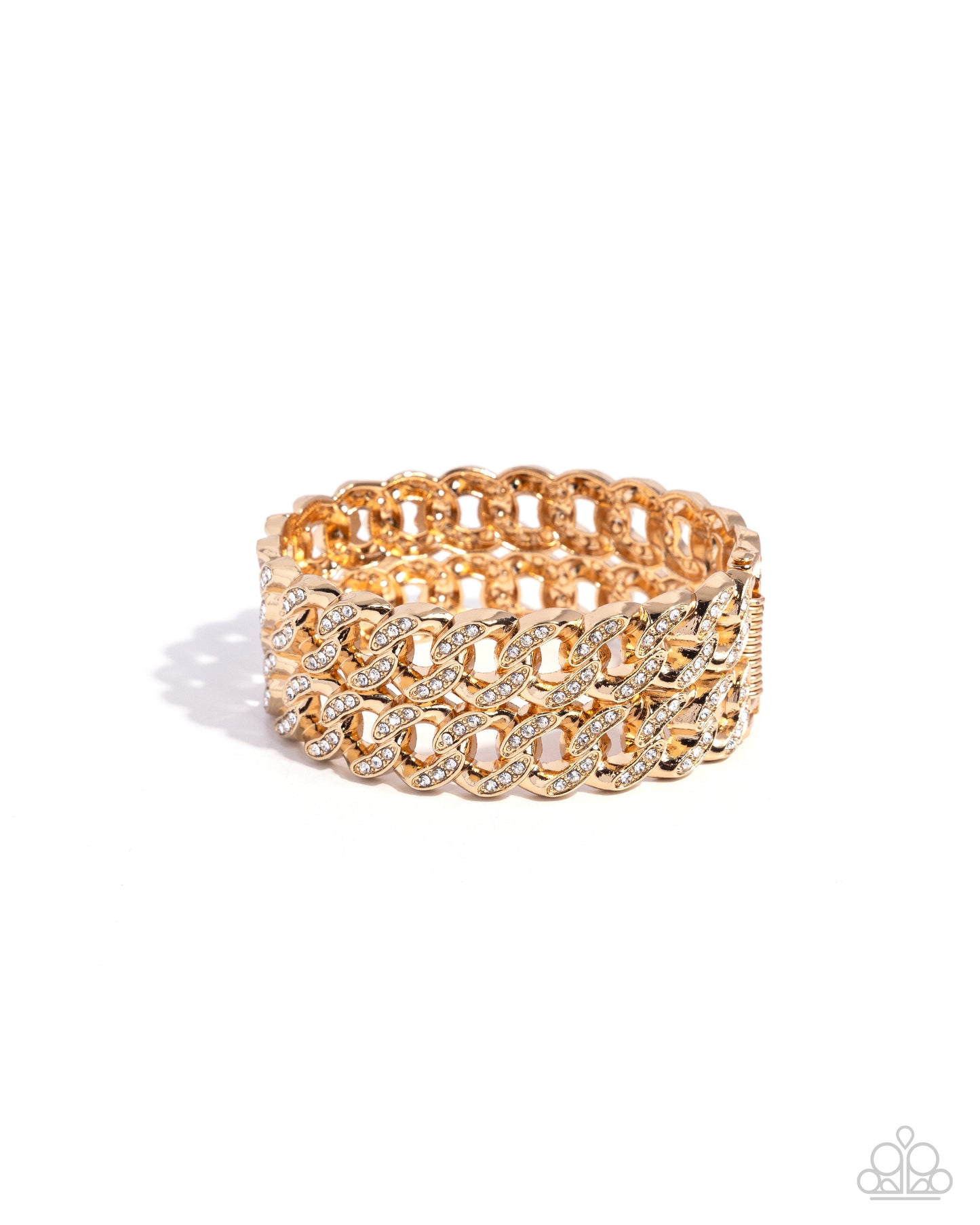Braided Bandit - gold - Paparazzi bracelet