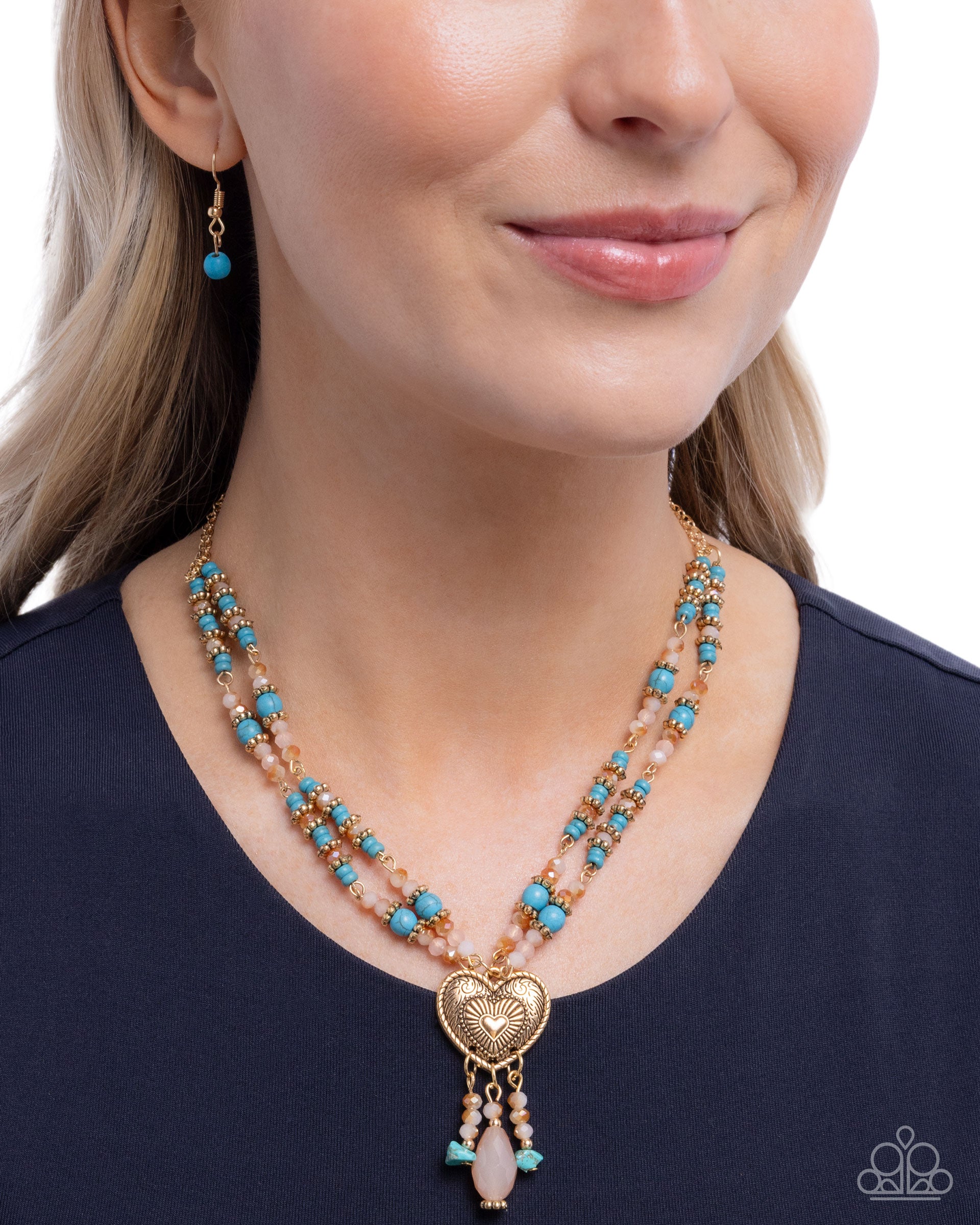 アクセサリー breath Breathe a Sigh of Relief - multi - Paparazzi necklace