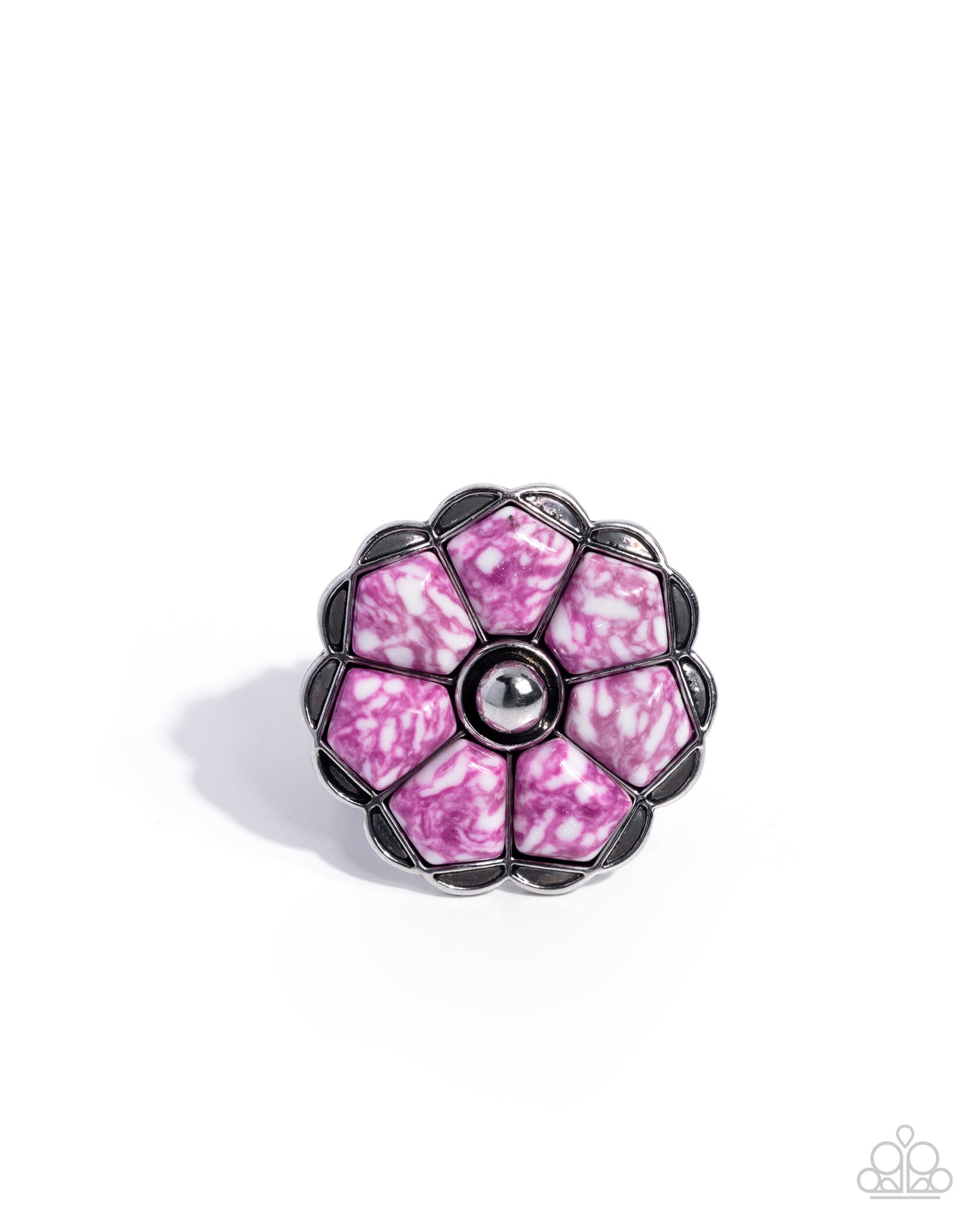 Breathless Blooms - purple - Paparazzi ring