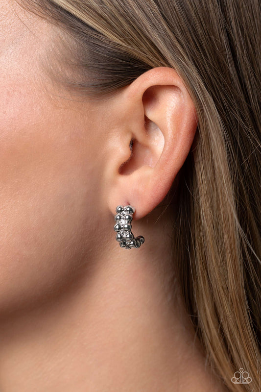 Bubbling Beauty - silver - Paparazzi earrings
