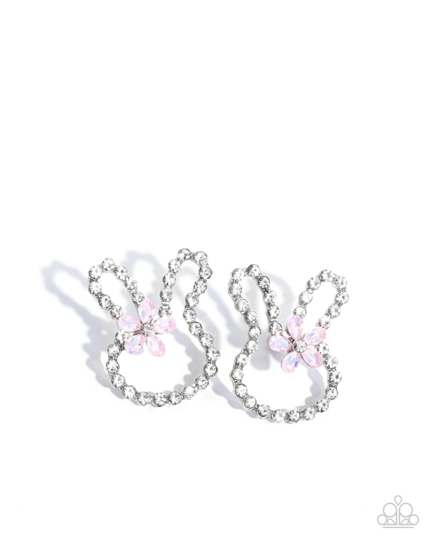 Bunny Backdrop - pink - Paparazzi earrings