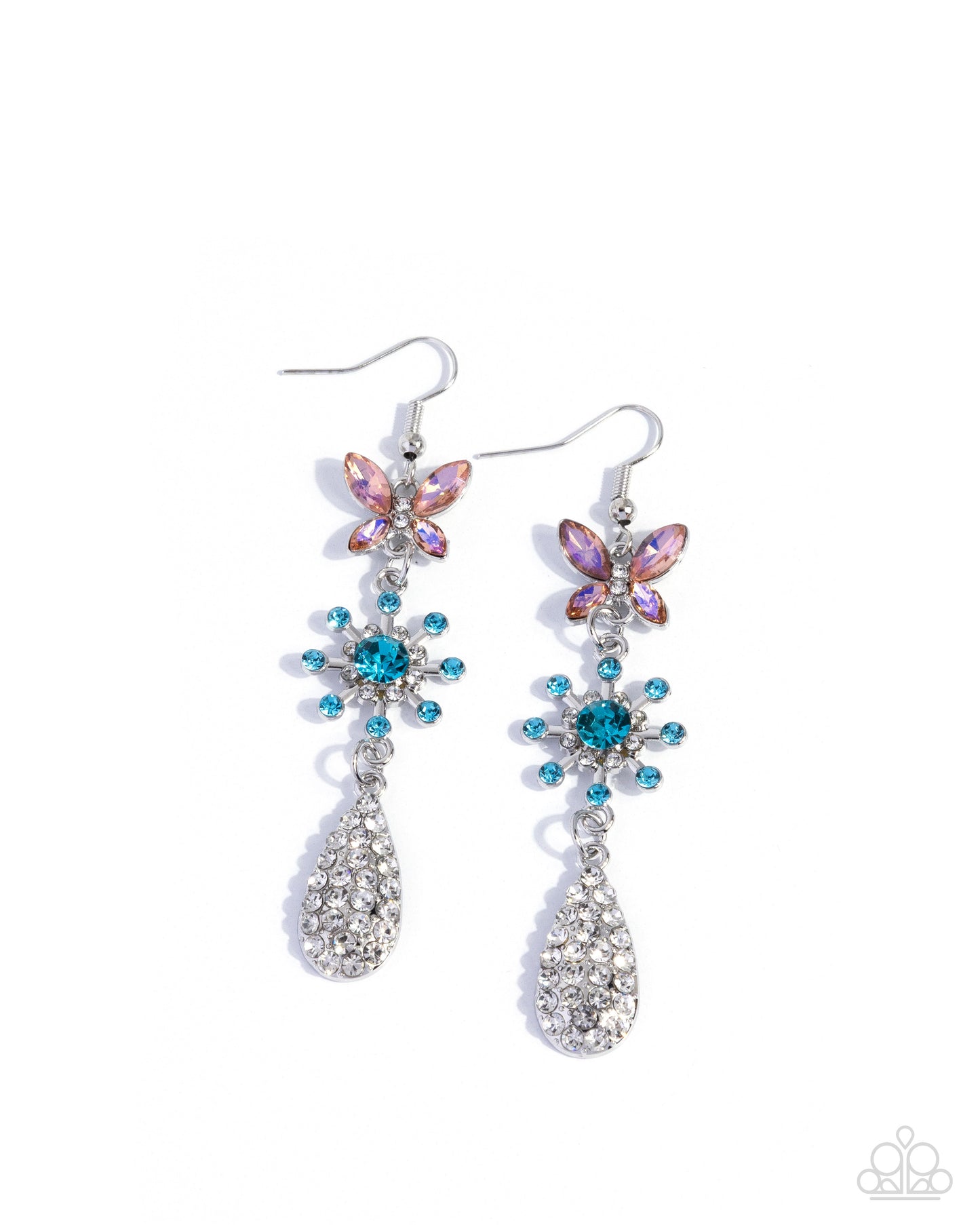 Butterfly Blend - multi - Paparazzi earrings