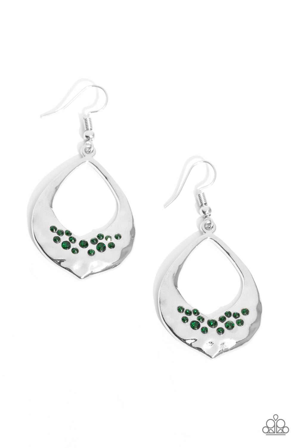 CACHE Reserve - green - Paparazzi earrings