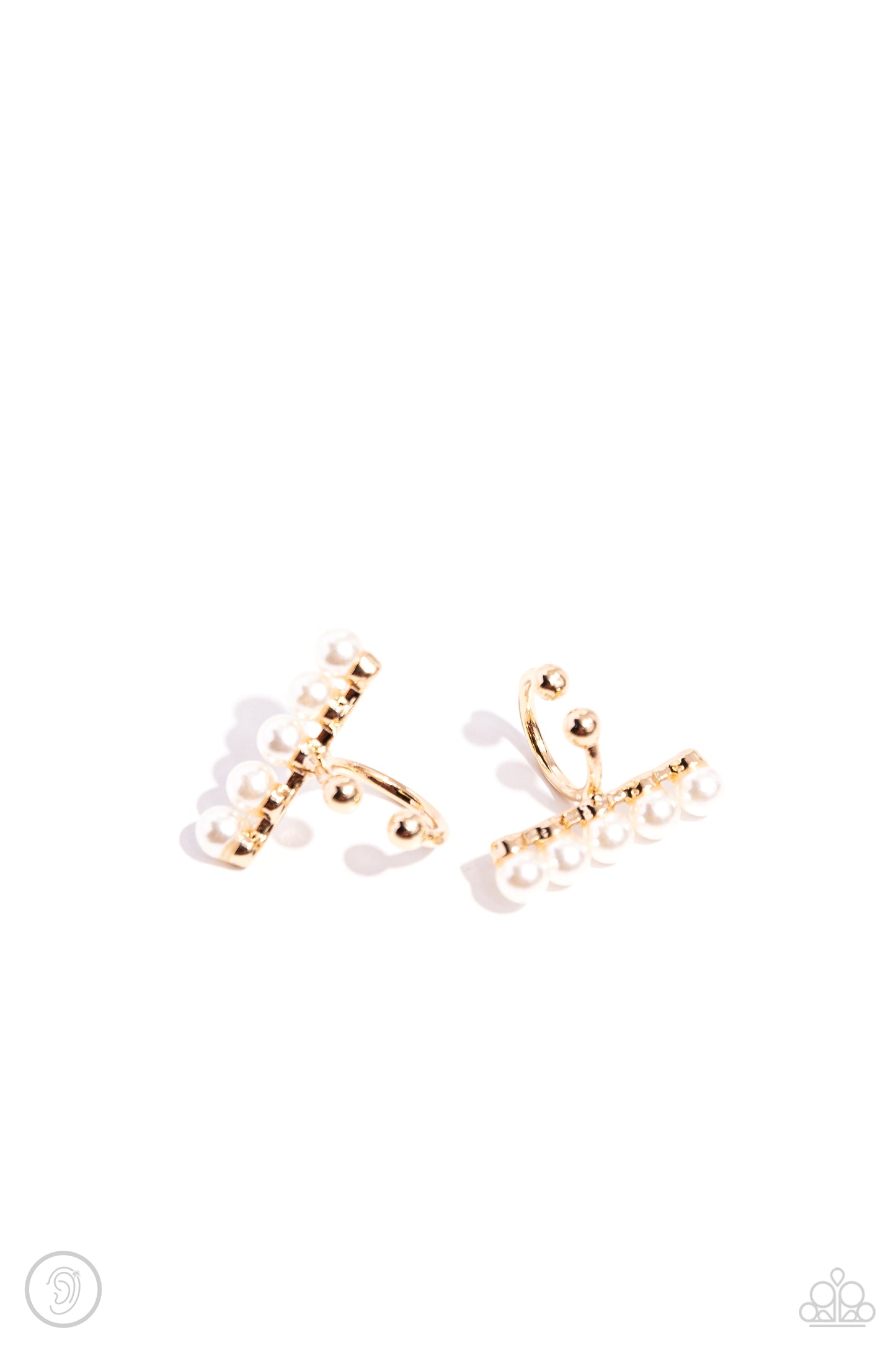CUFF Love - gold - Paparazzi ear cuff