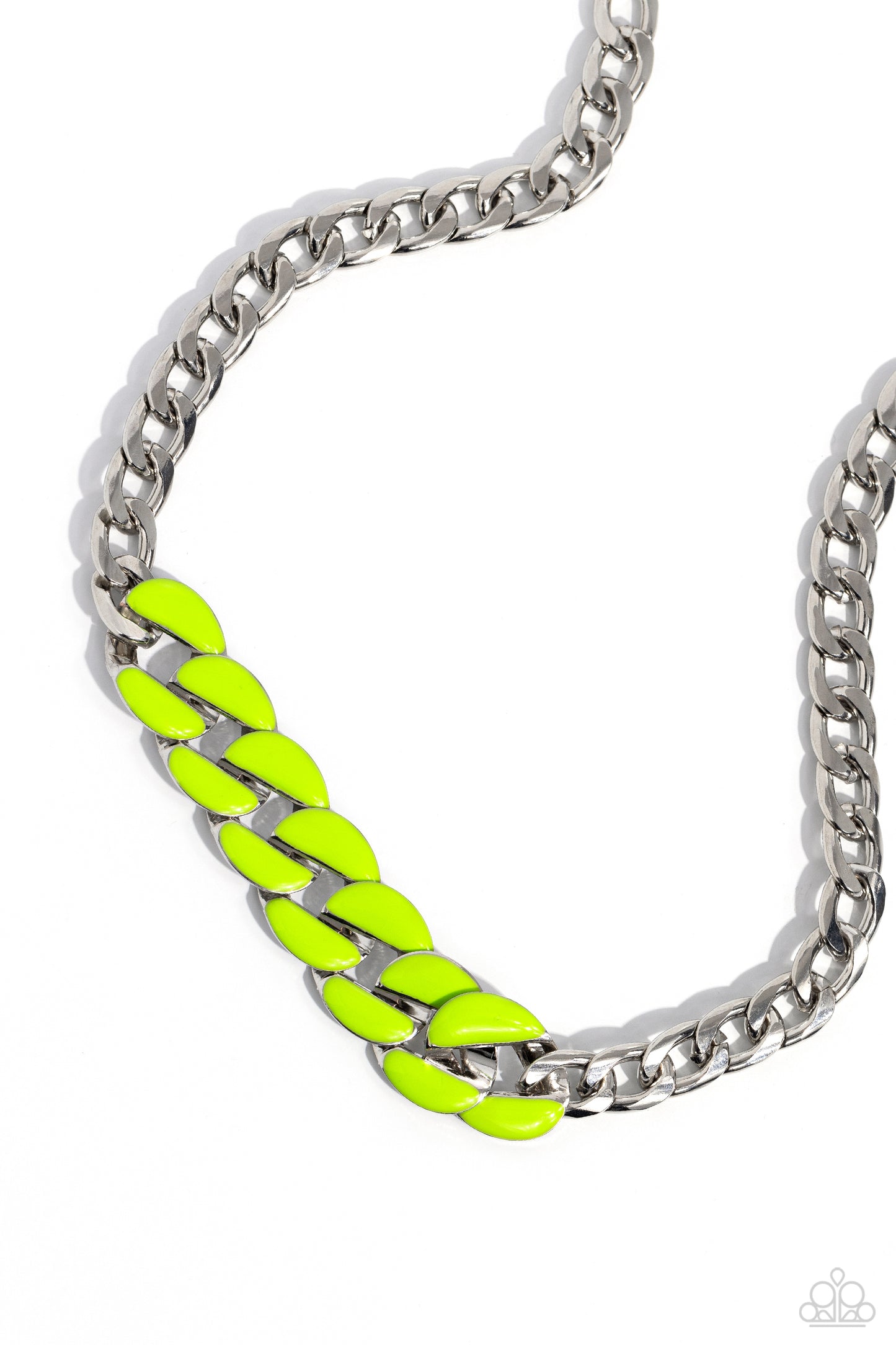 CURB Craze - green - Paparazzi necklace