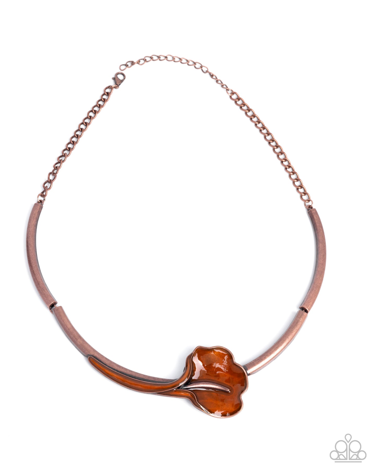 Calla Lily Chic - copper - Paparazzi necklace