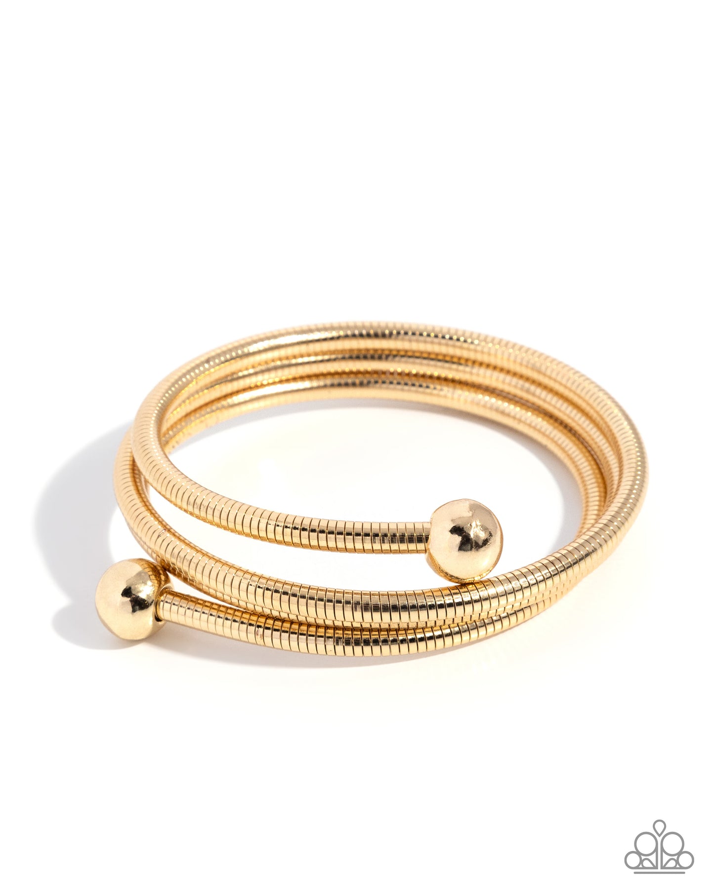 Calmly Coiled - gold - Paparazzi bracelet