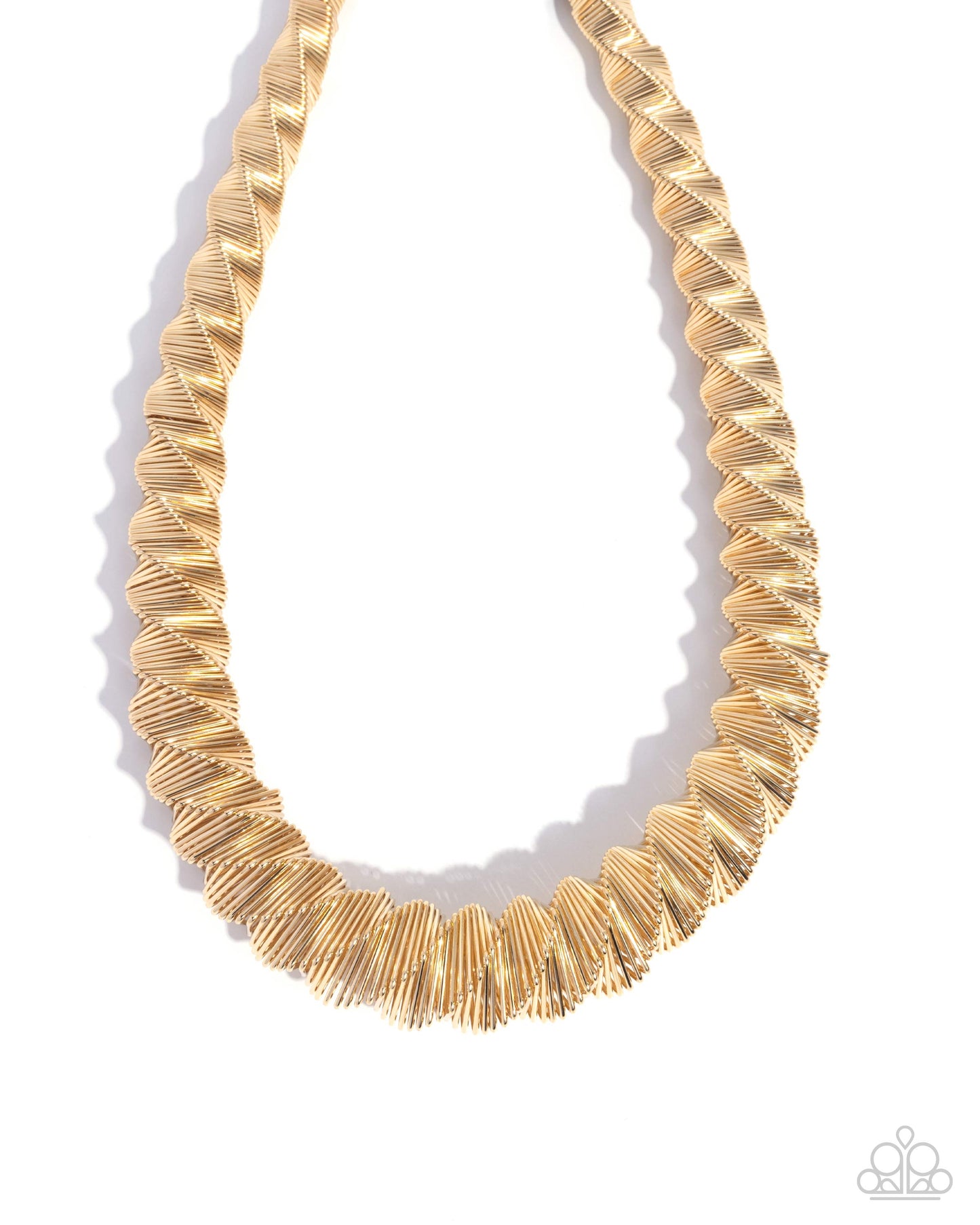 Candescent Coils - gold - Paparazzi necklace