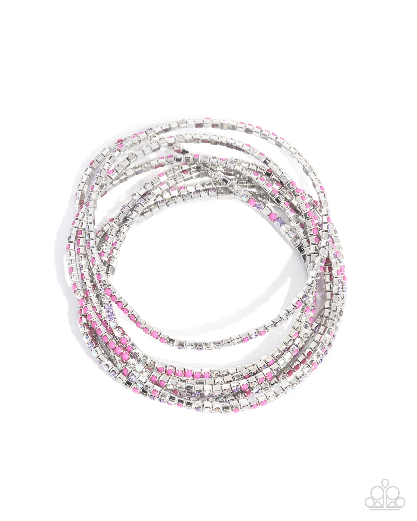 Candlelight Cascade - purple - Paparazzi bracelet