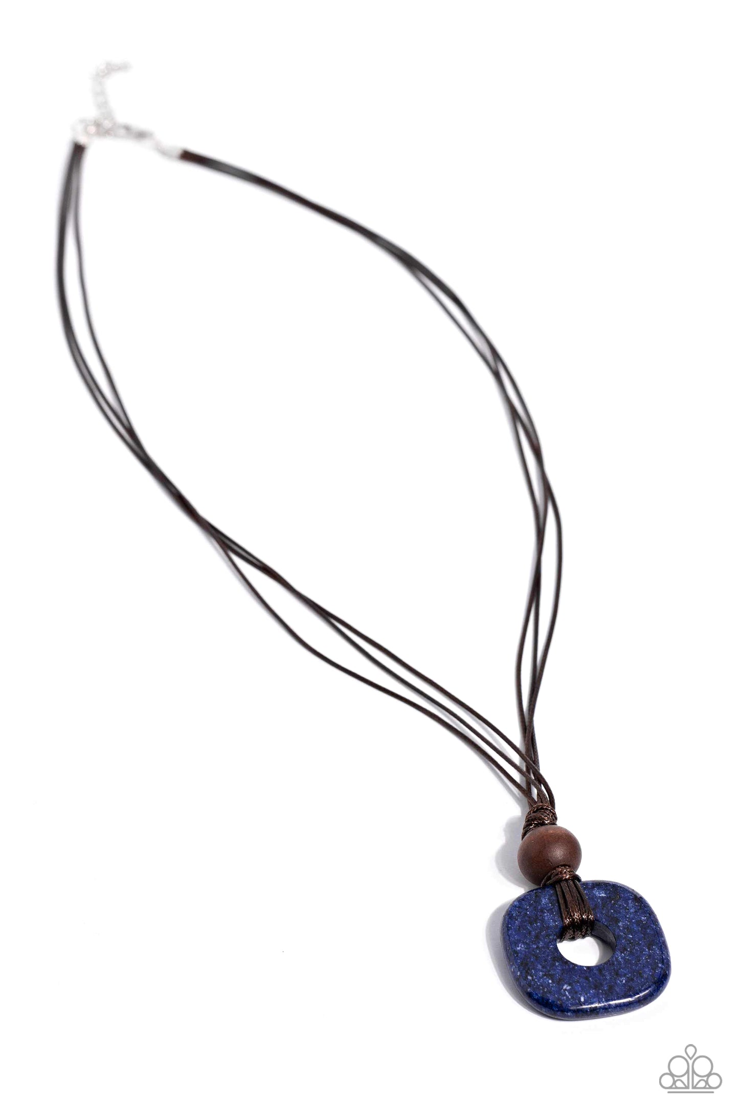 Canyon Crusade - blue - Paparazzi MENS necklace