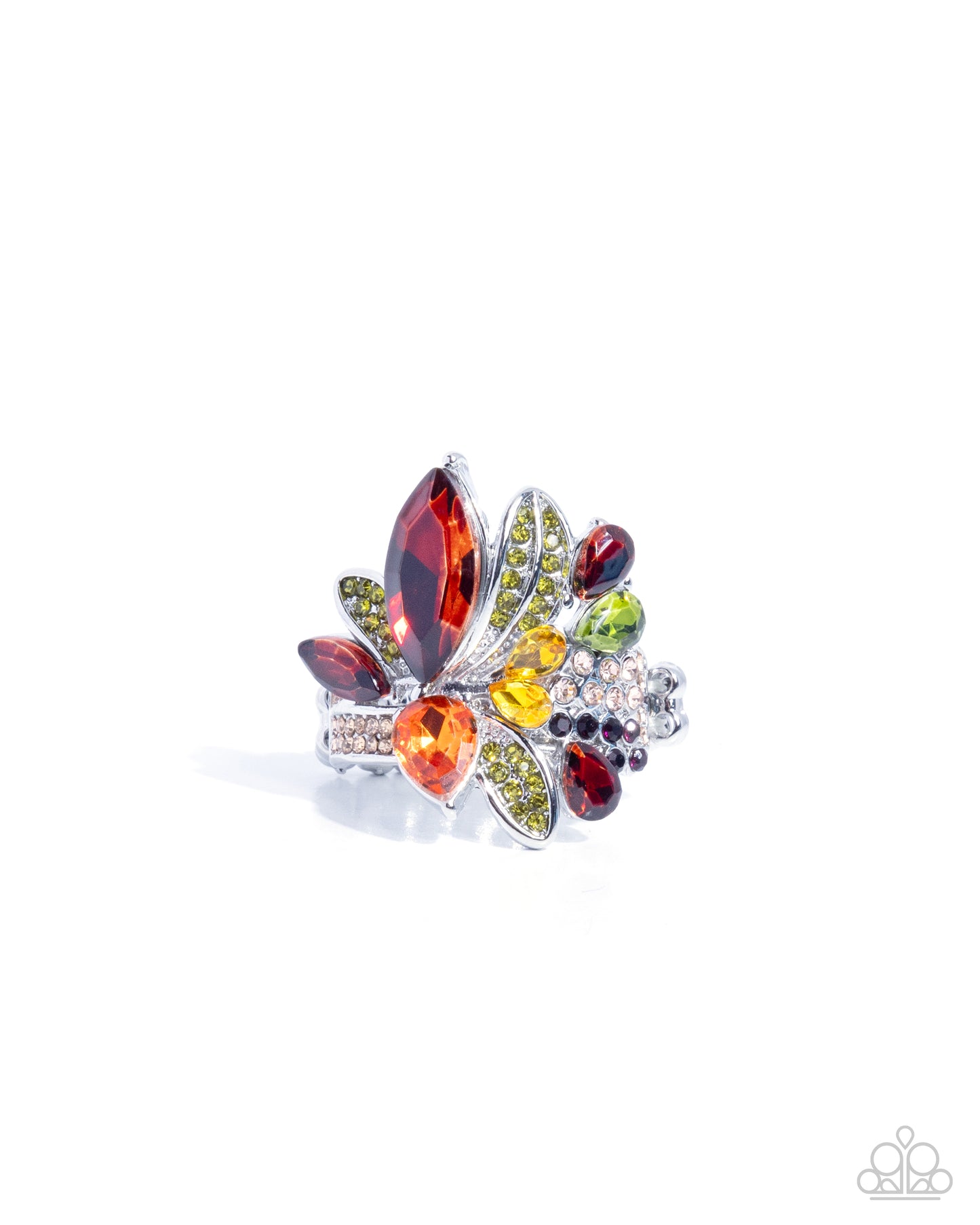 Captivating Cluster - brown - Paparazzi ring
