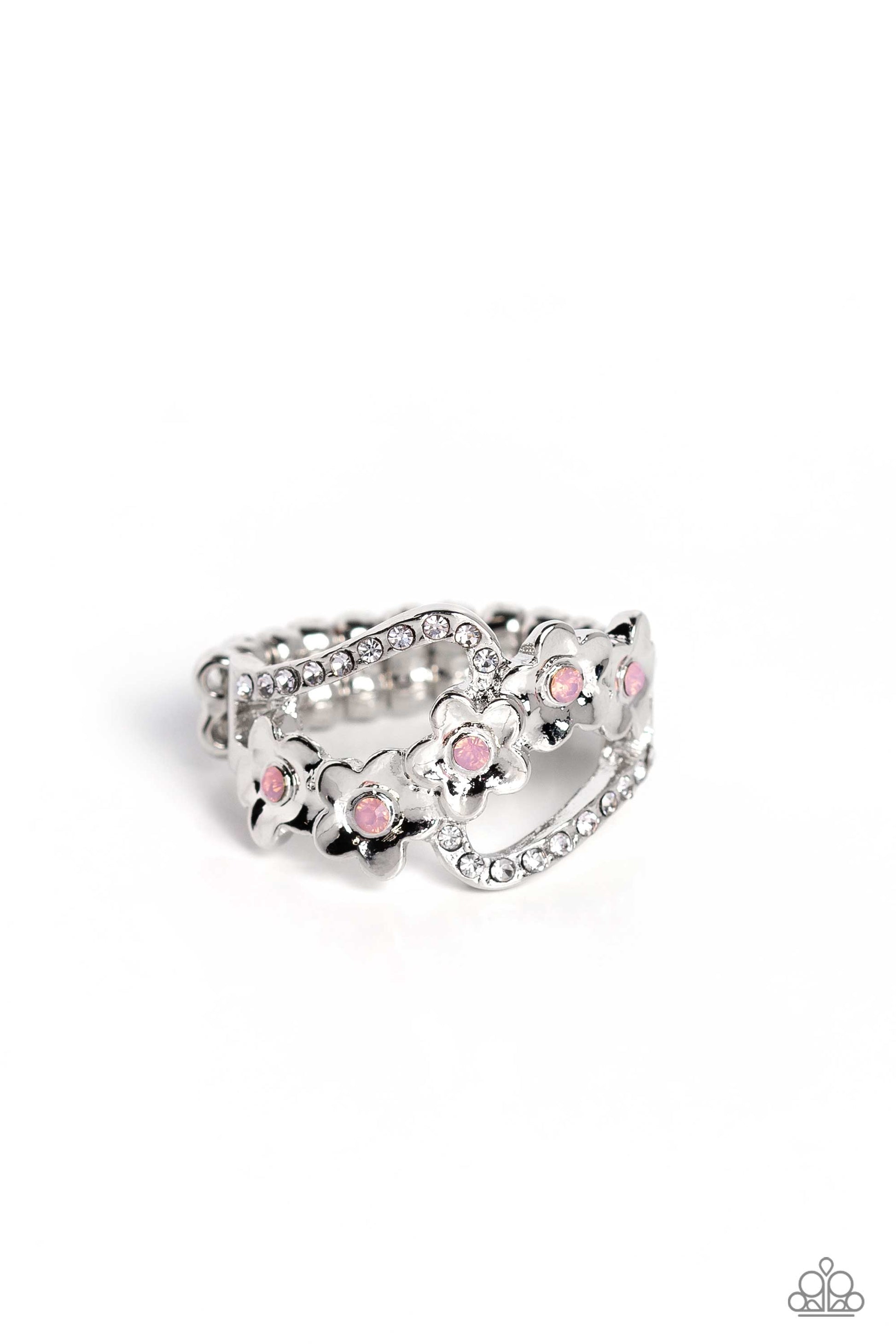 Captivating Corsage - pink - Paparazzi ring