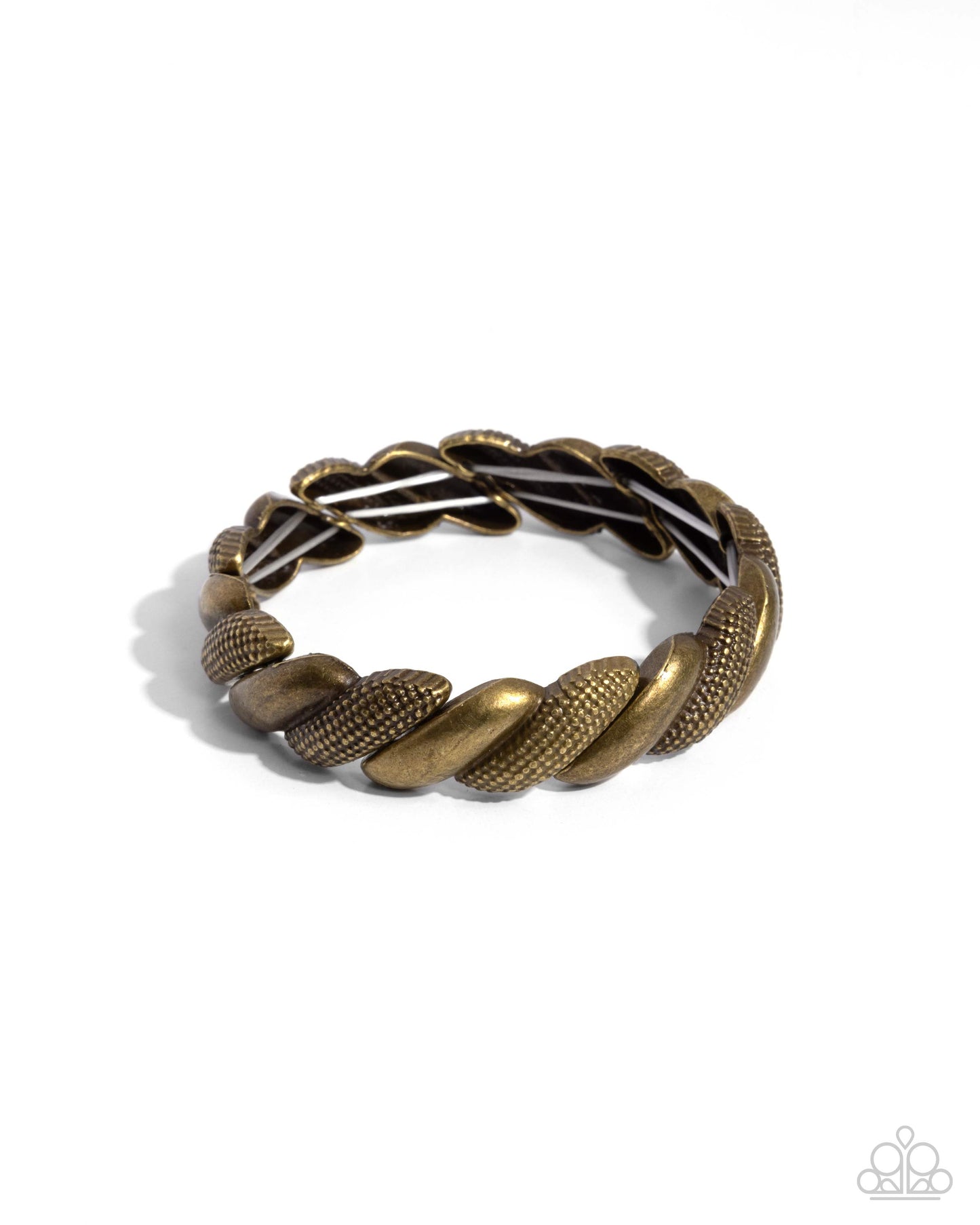 Captivating Curls - brass - Paparazzi bracelet