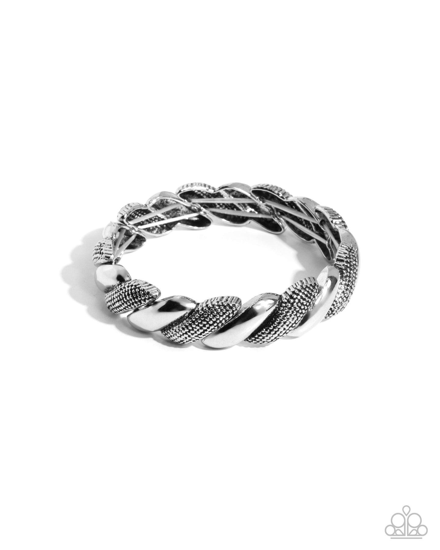 Captivating Curls - silver - Paparazzi bracelet