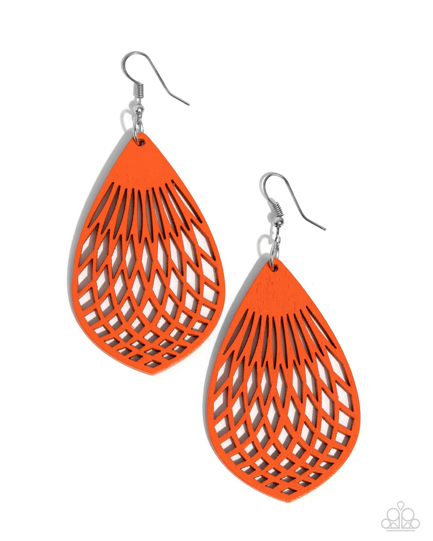 Caribbean Coral - orange - Paparazzi earrings