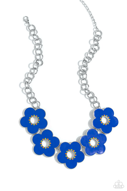 Cartoon Couture - blue - Paparazzi necklace