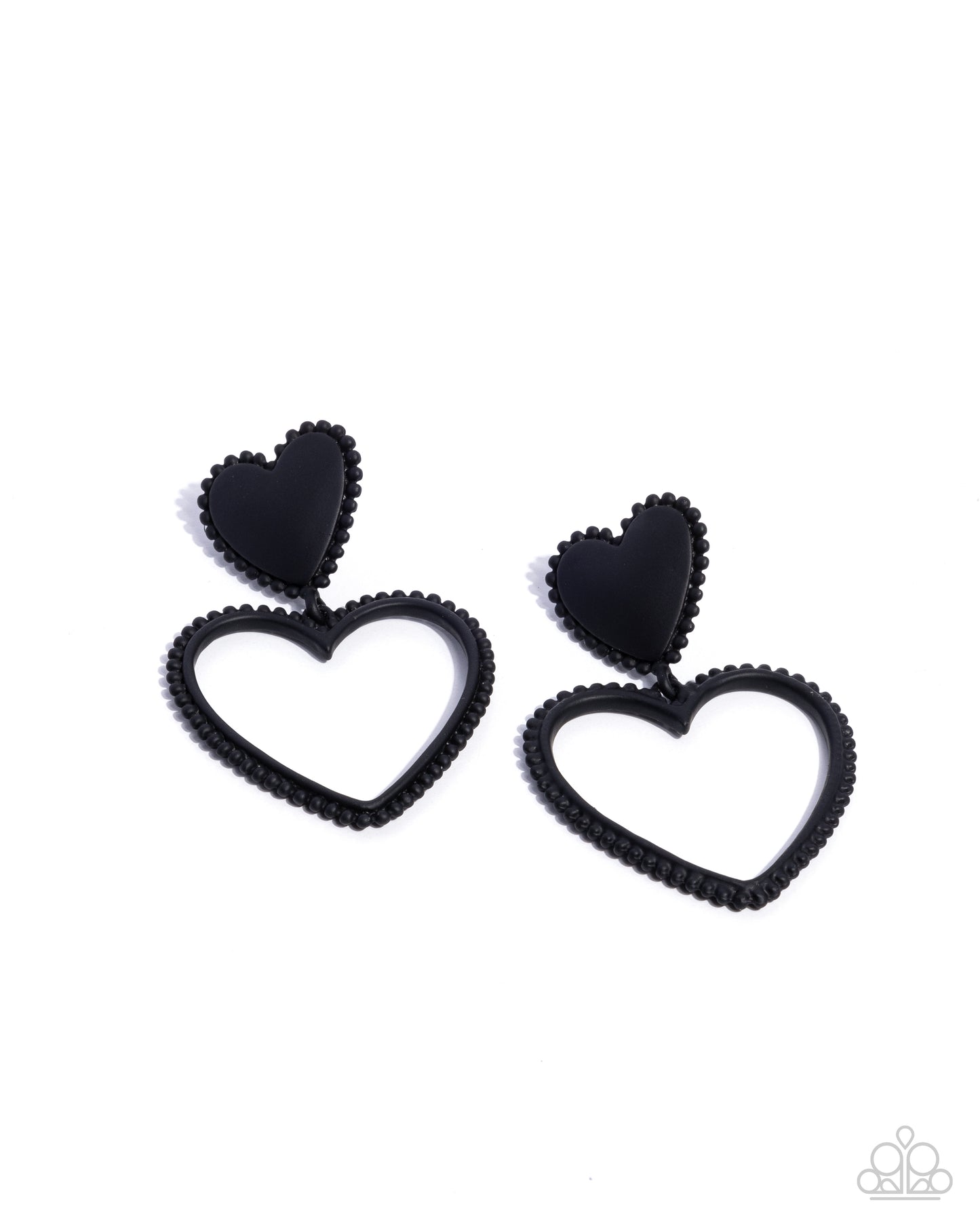 Casual Chemistry - black - Paparazzi earrings