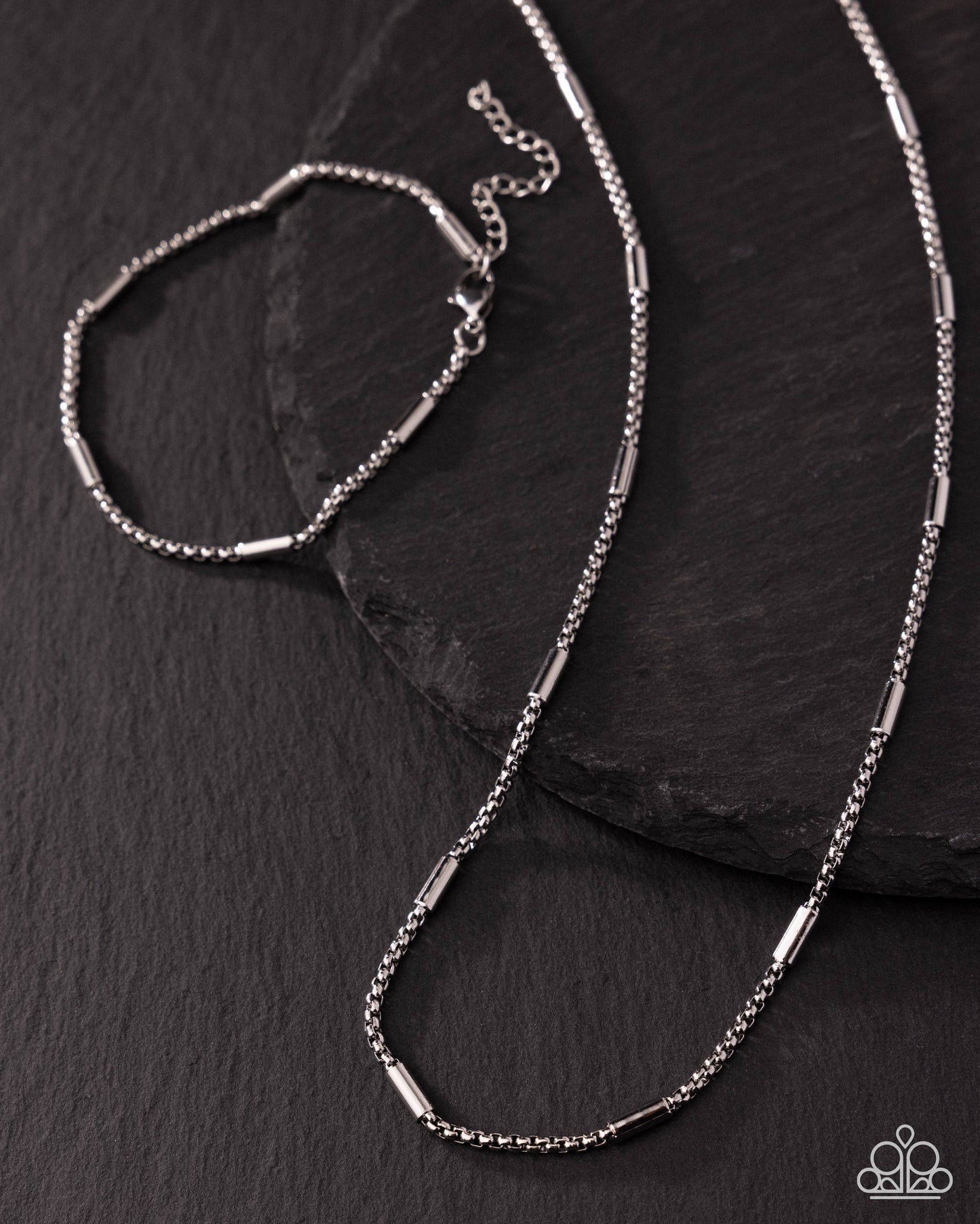 Casual Comeback - silver - Paparazzi MENS complete set