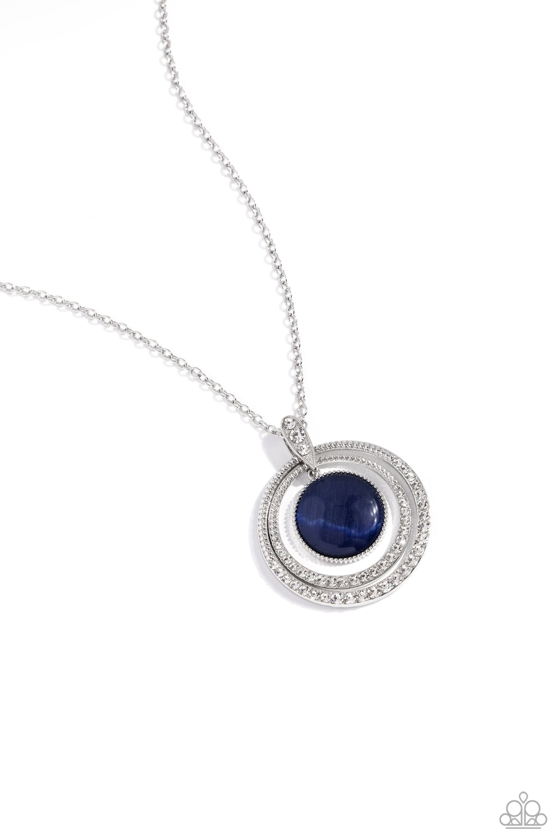 Cats Eye Couture - blue - Paparazzi necklace