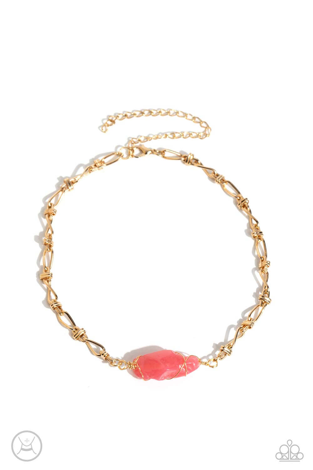Cavern Class - pink - Paparazzi necklace