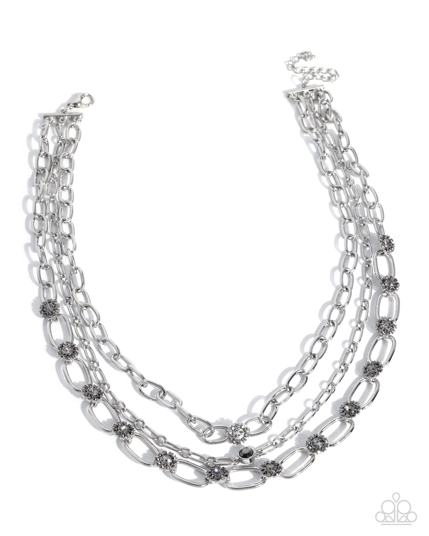 Ceaseless Confidence - silver - Paparazzi necklace