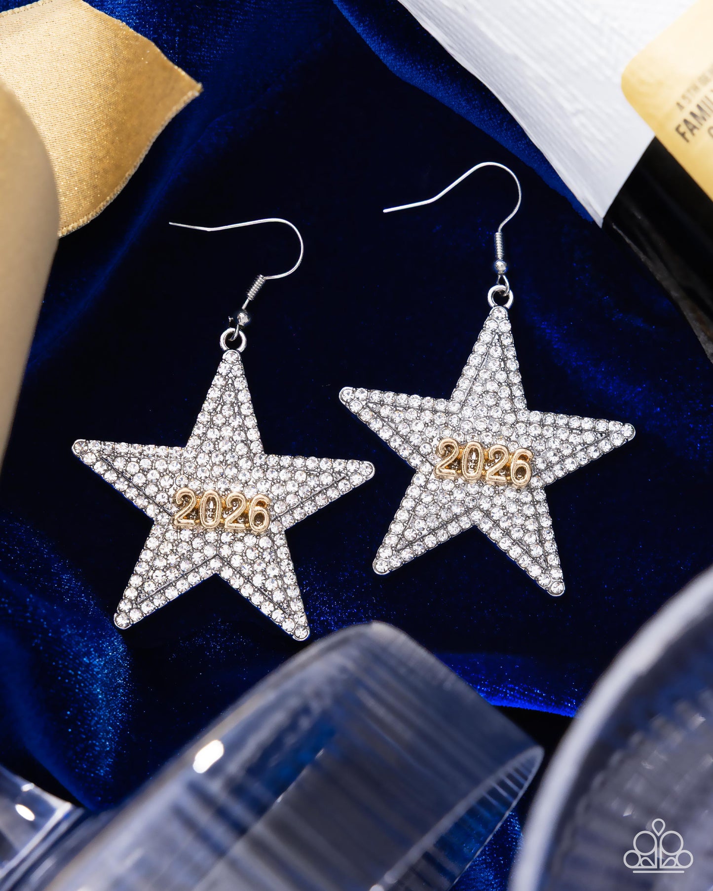 Celebratory Character - white - Paparazzi earrings