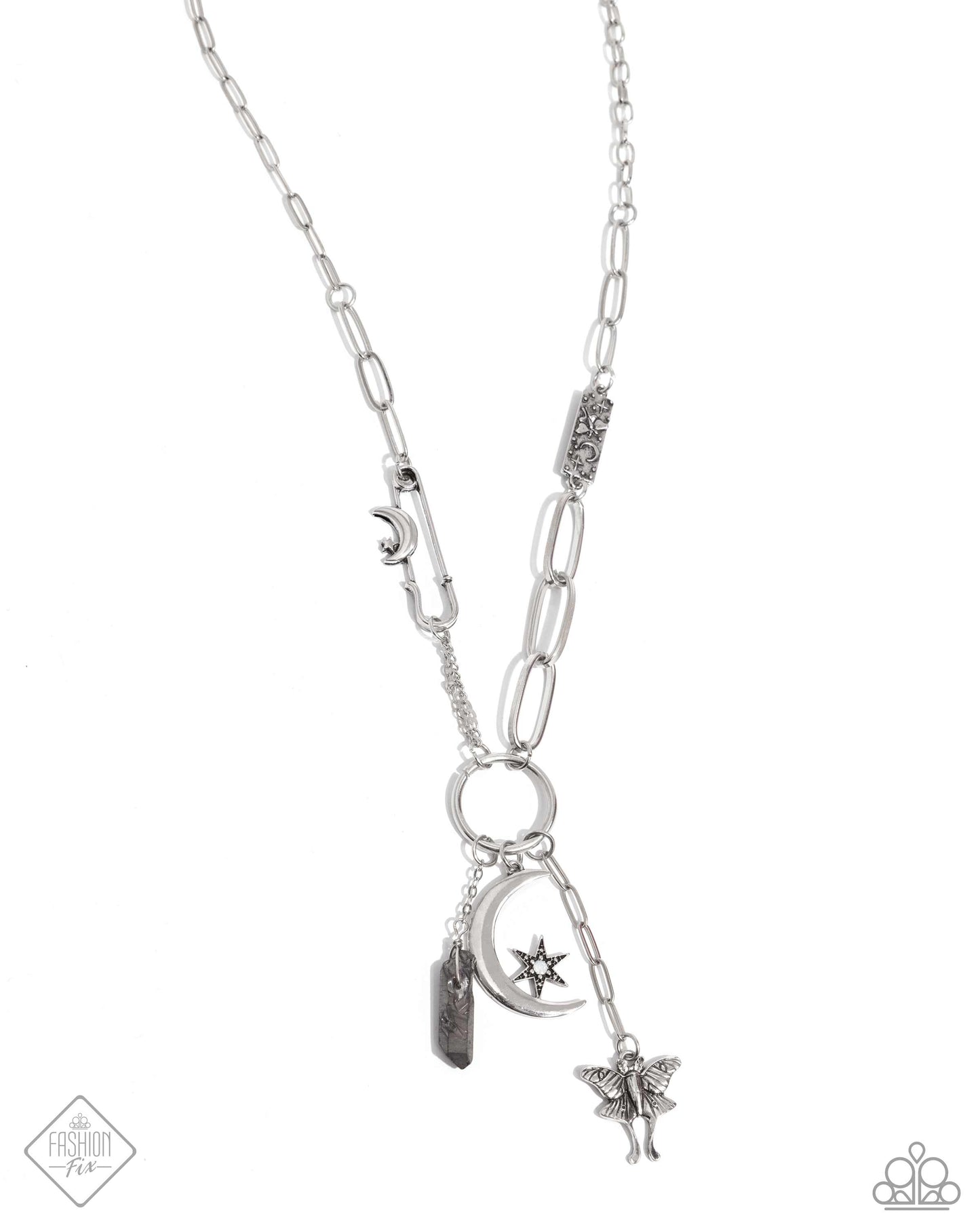 Celestial Confidence - silver - Paparazzi necklace