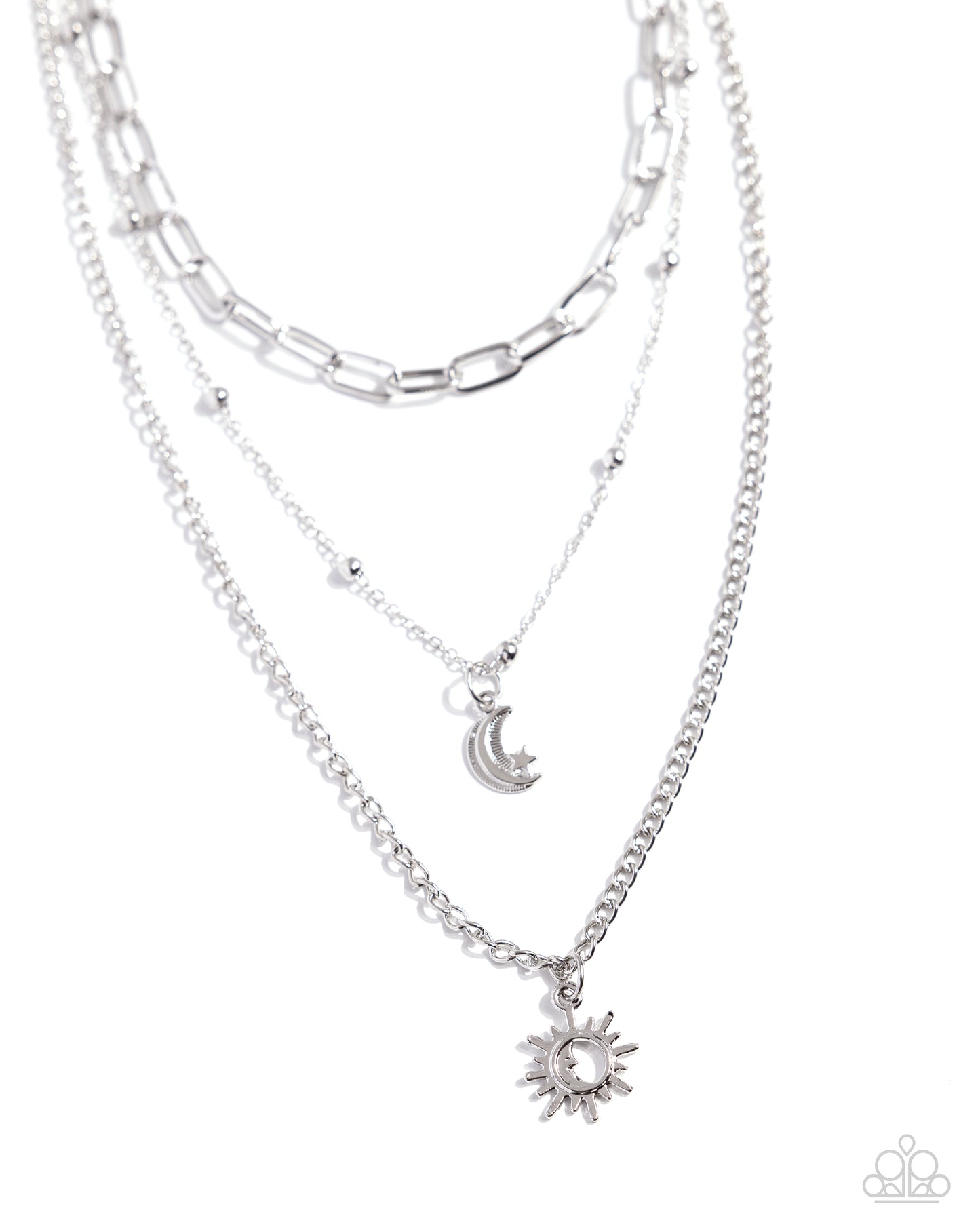 Celestial Craze - silver - Paparazzi necklace