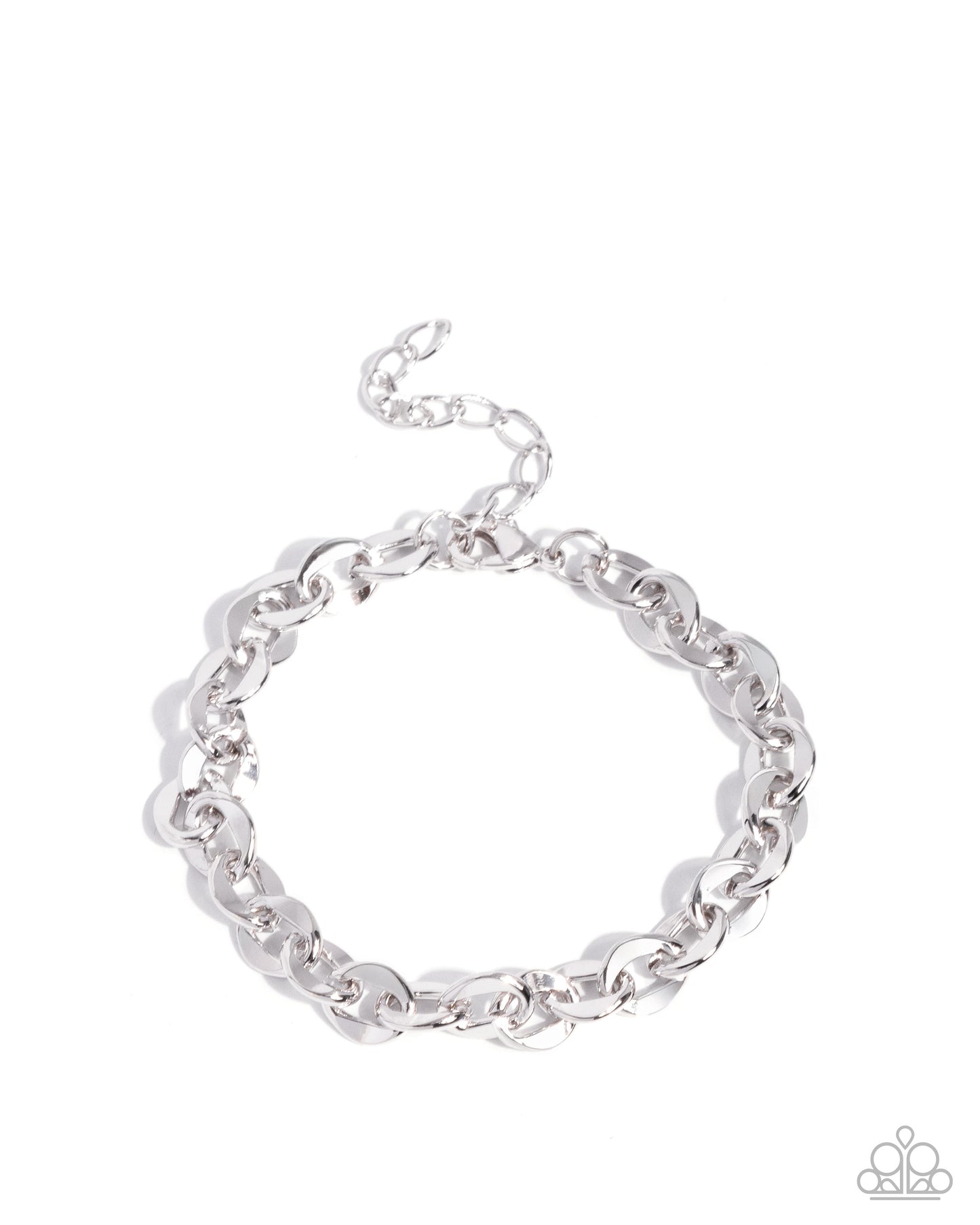 Chain Bracelet (Charms) - silver - Paparazzi bracelet