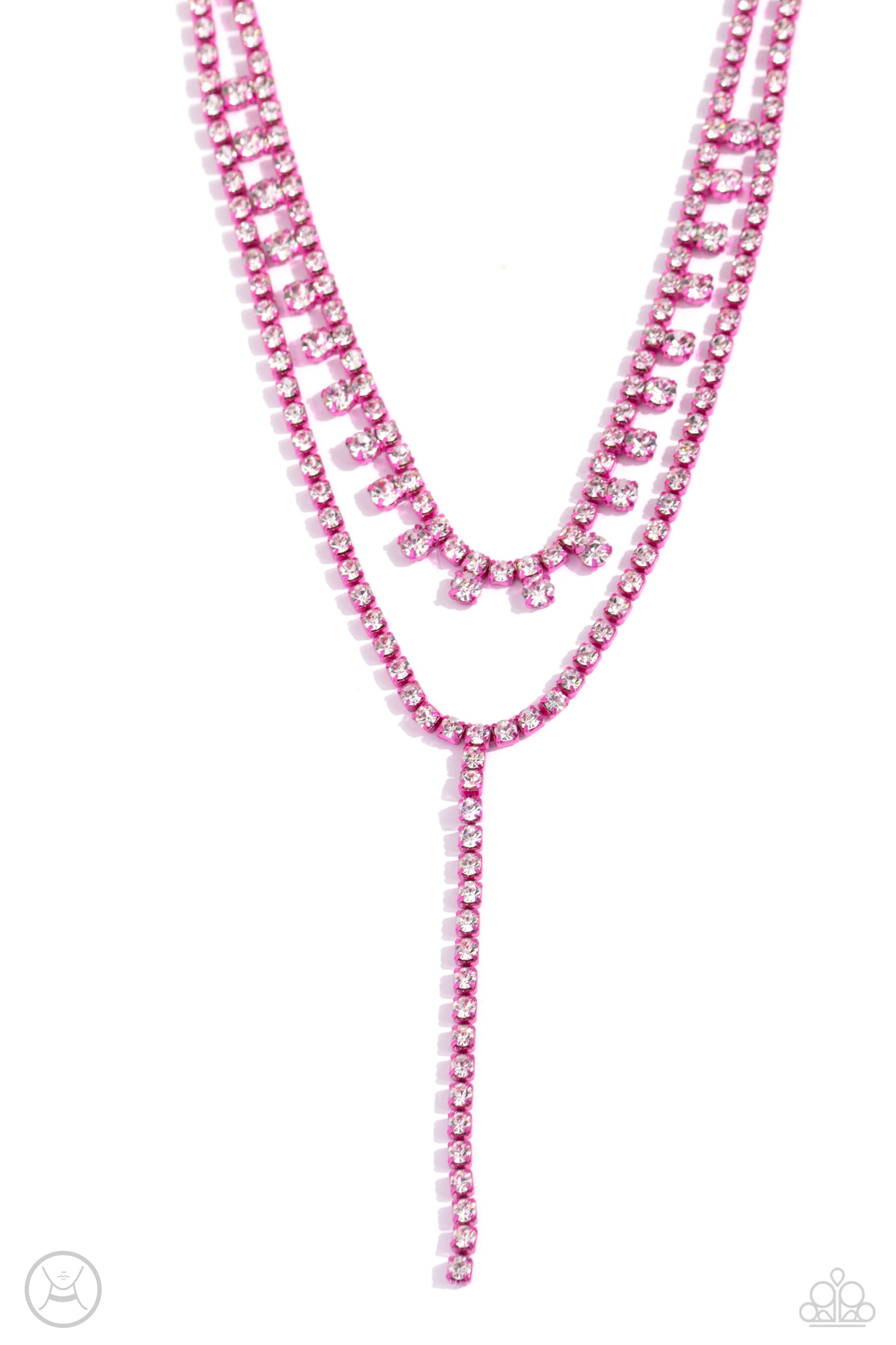 Champagne Night - pink - Paparazzi necklace