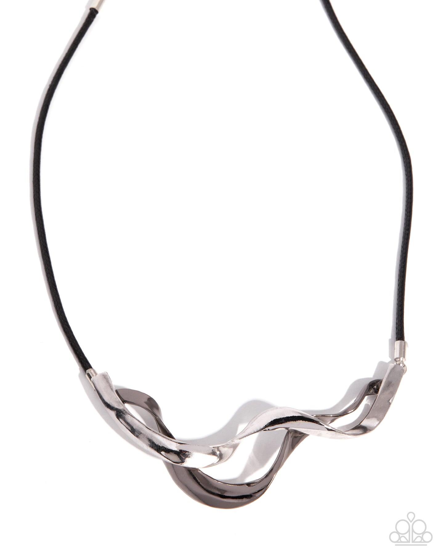 Champion Curls - black - Paparazzi necklace