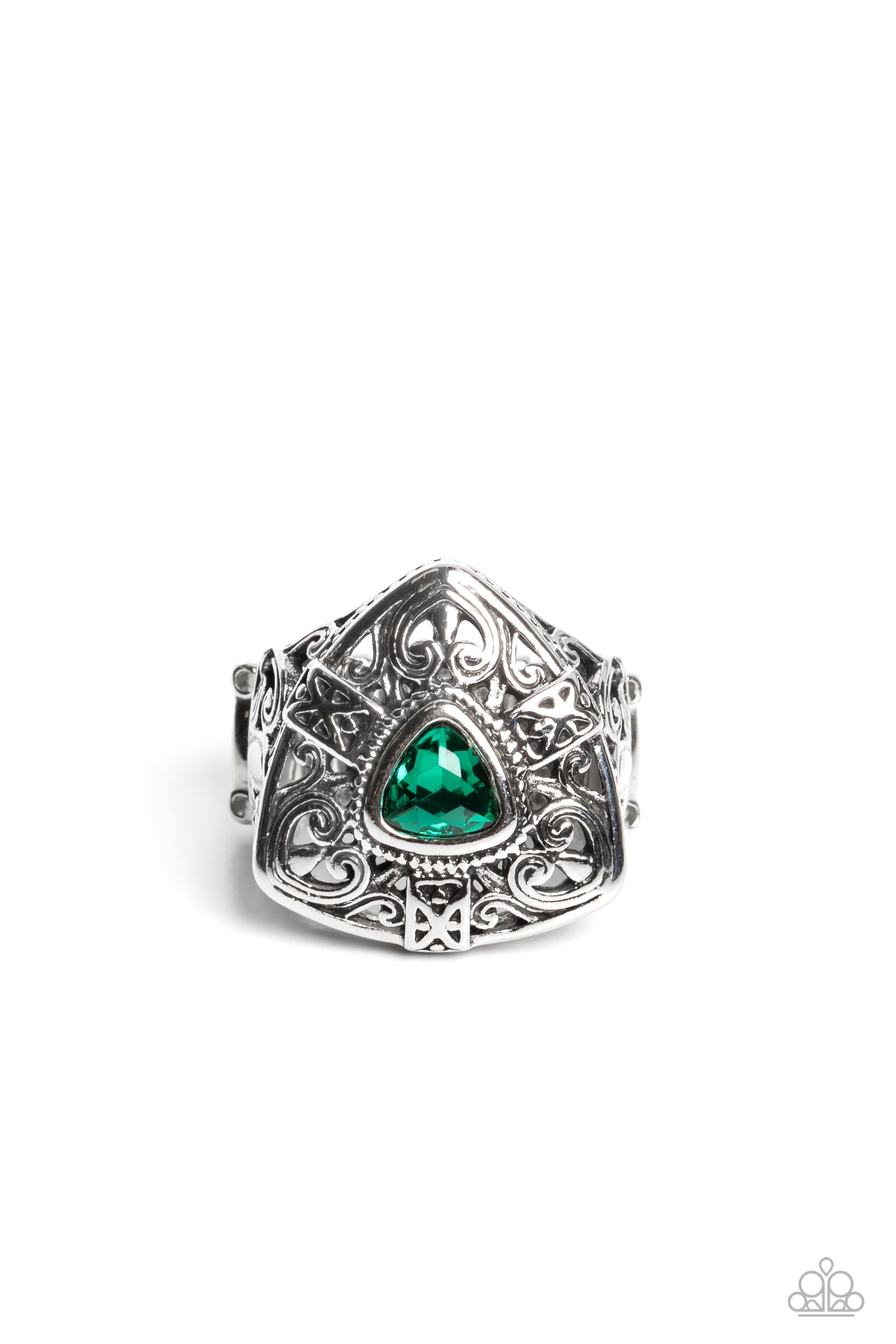 Charismatic Couture - green - Paparazzi ring