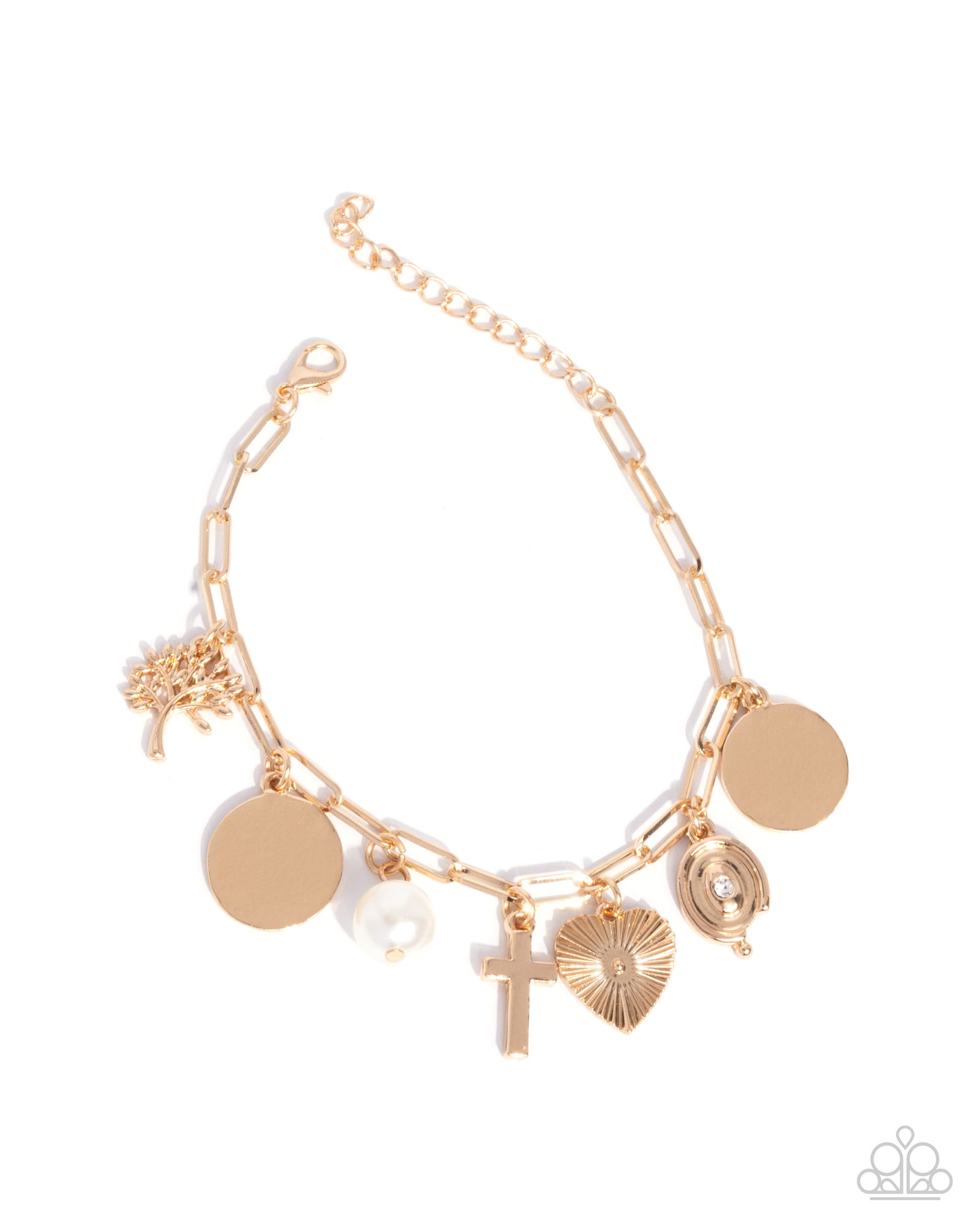 Charm Commitment - gold - Paparazzi bracelet