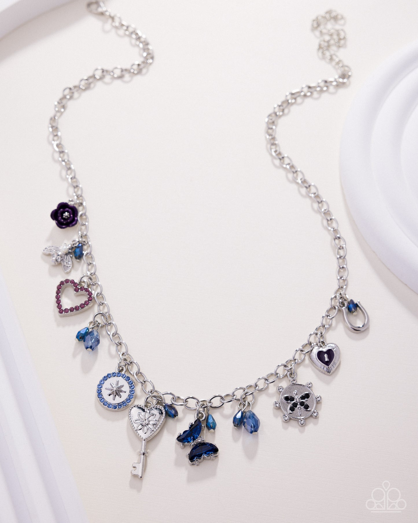Charming Century - blue - Paparazzi necklace