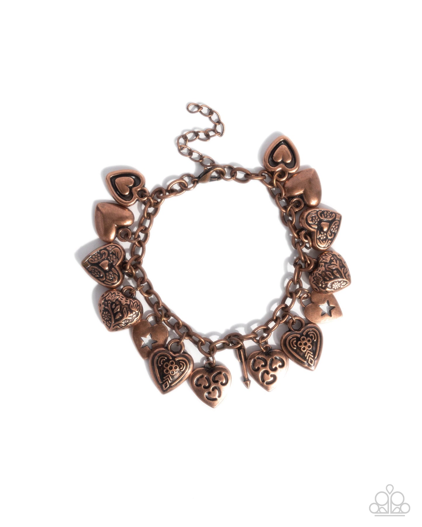 Charming Change - copper - Paparazzi bracelet