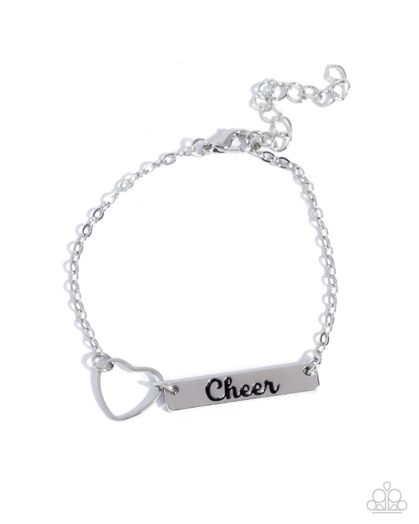 Cheer Craze - silver - Paparazzi bracelet