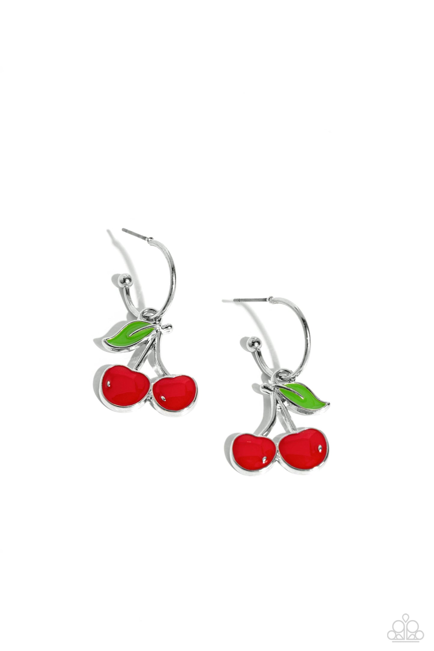Cherry Caliber - red - Paparazzi earrings