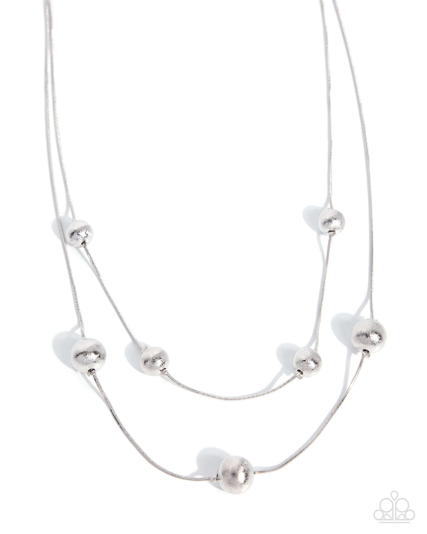 Chic Cadence - silver - Paparazzi necklace