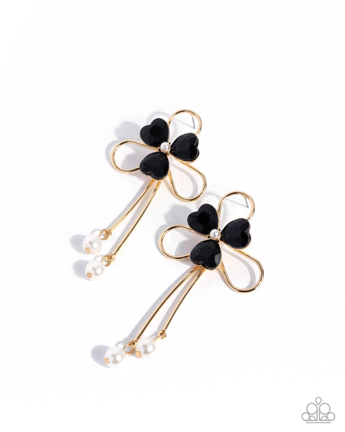 Chic Cadenza - black - Paparazzi earrings