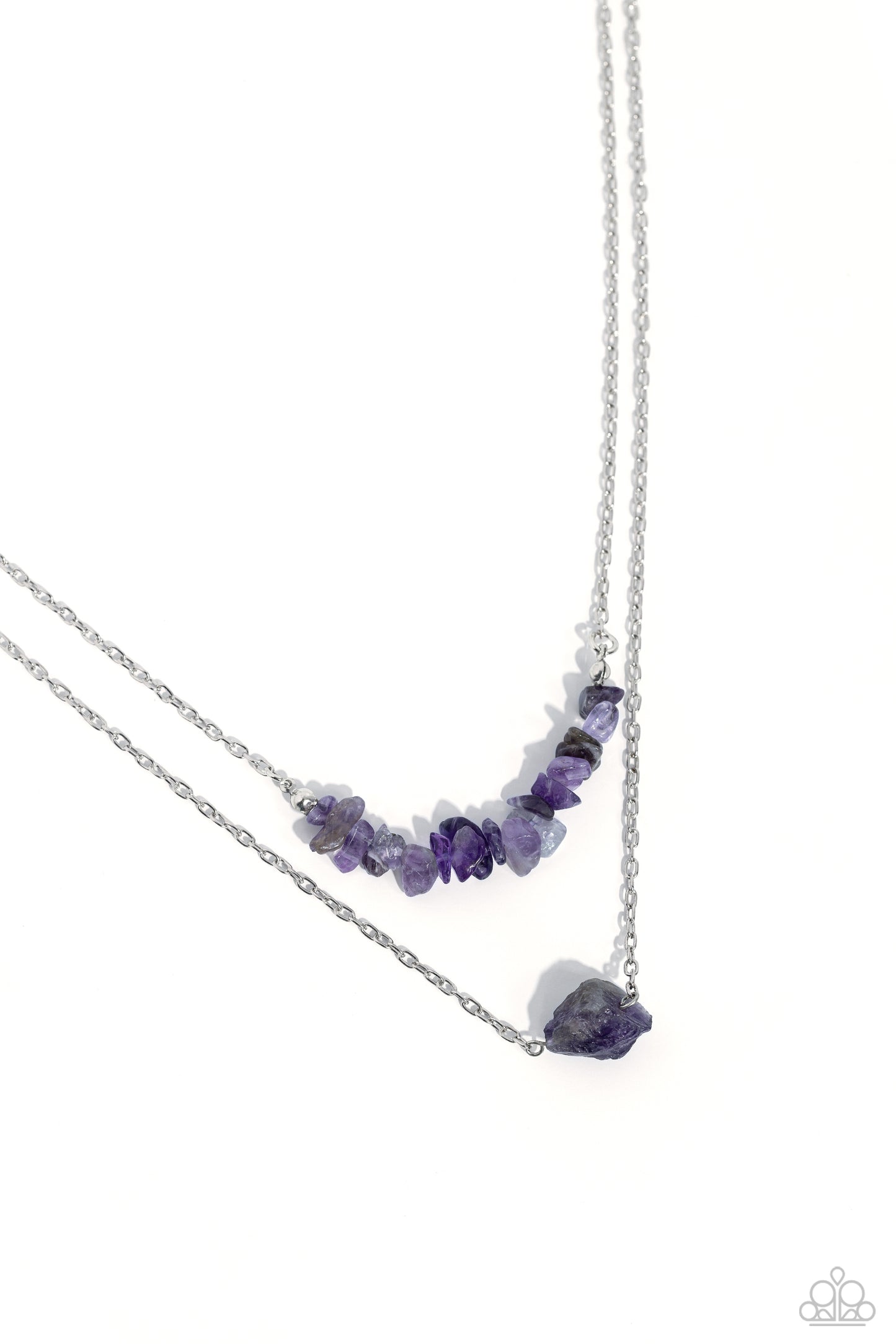 Chiseled Caliber - purple - Paparazzi necklace