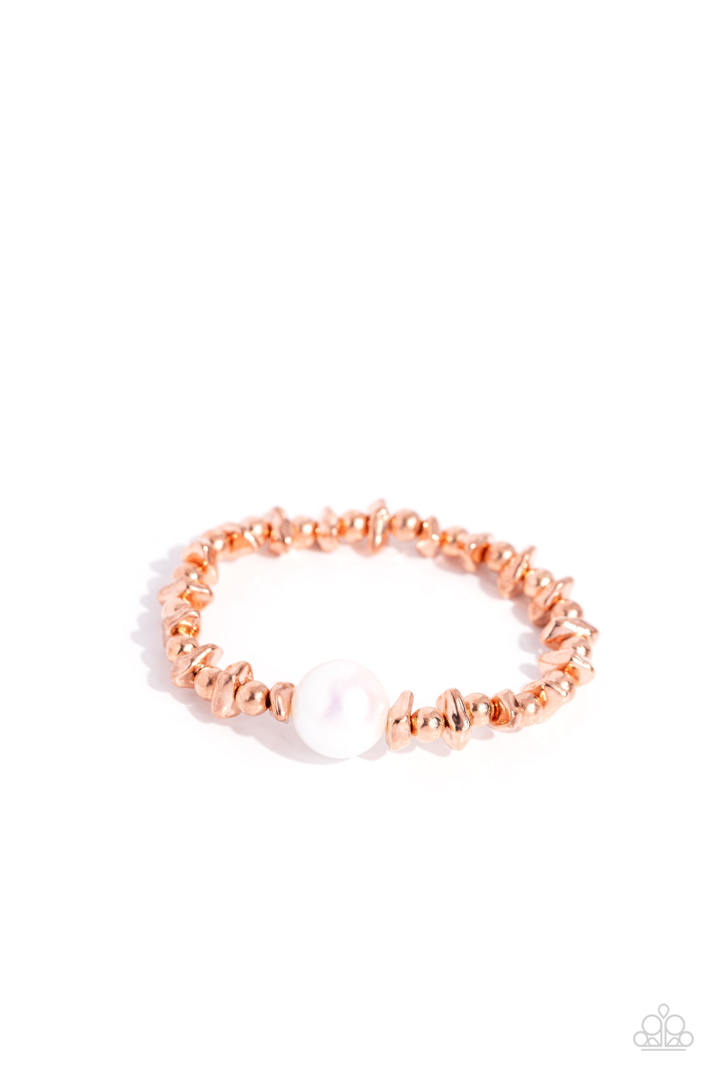 Chiseled Class - copper - Paparazzi bracelet