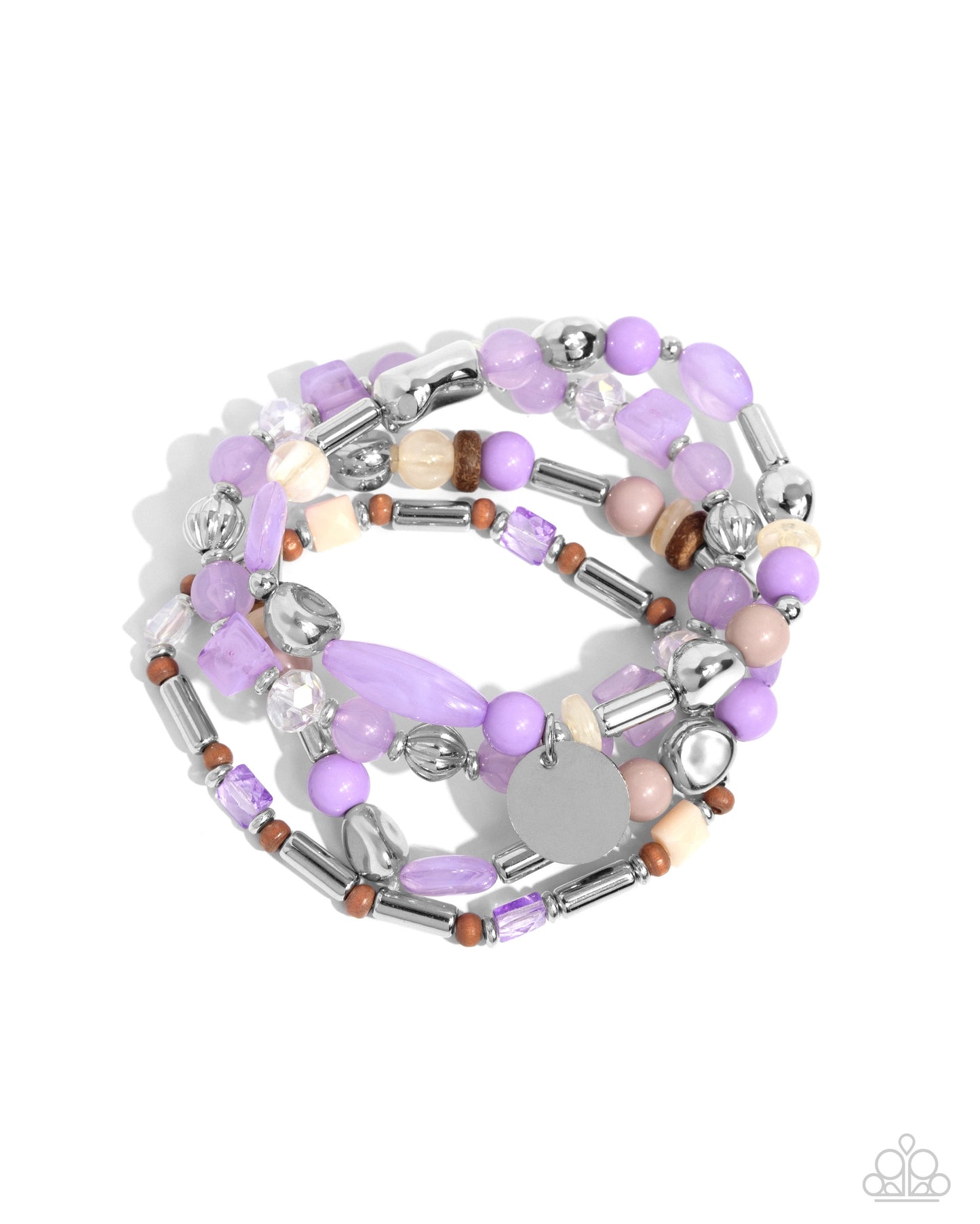 Cloudy Chic - purple - Paparazzi bracelet