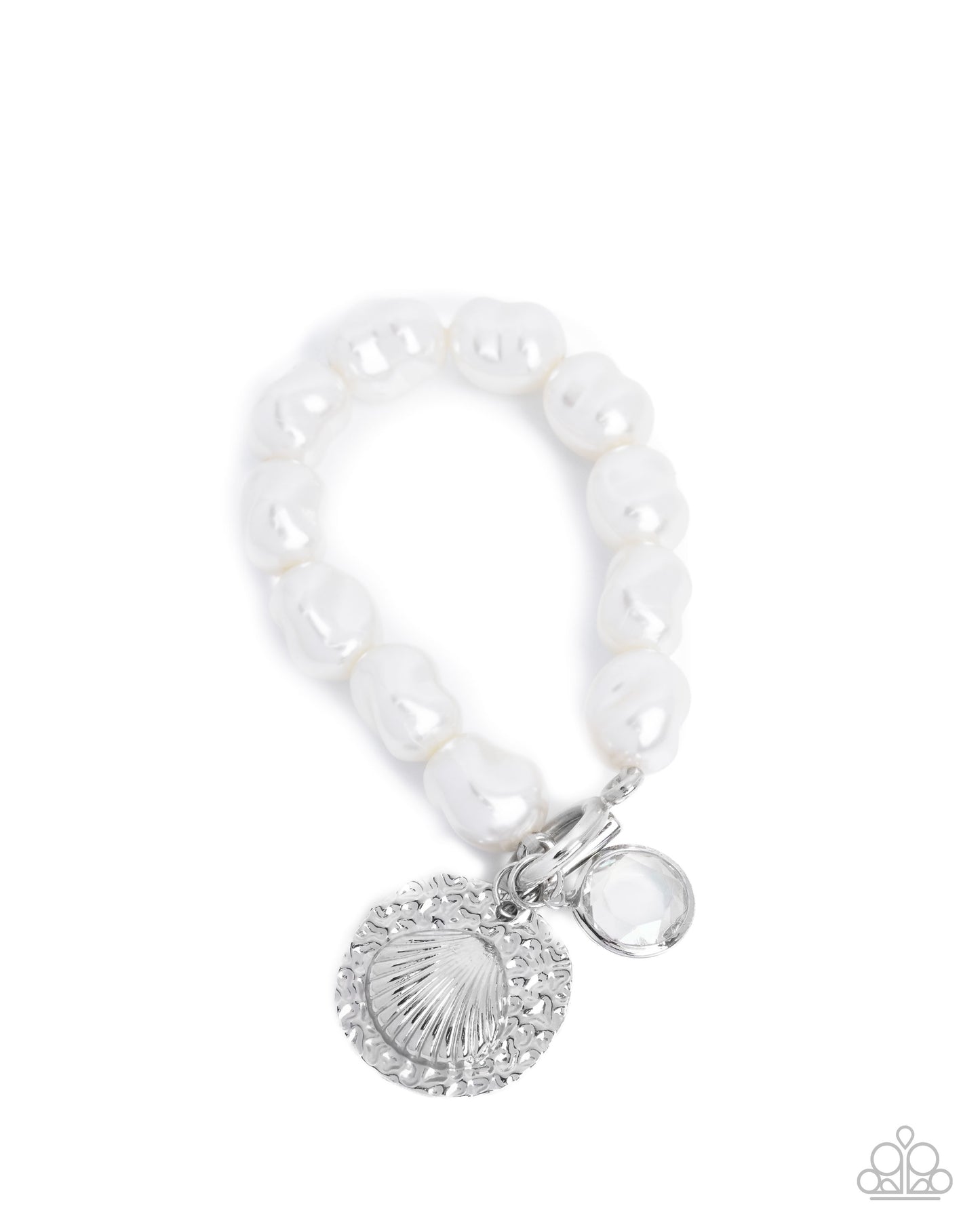 Coastal Cadenza - white - Paparazzi bracelet