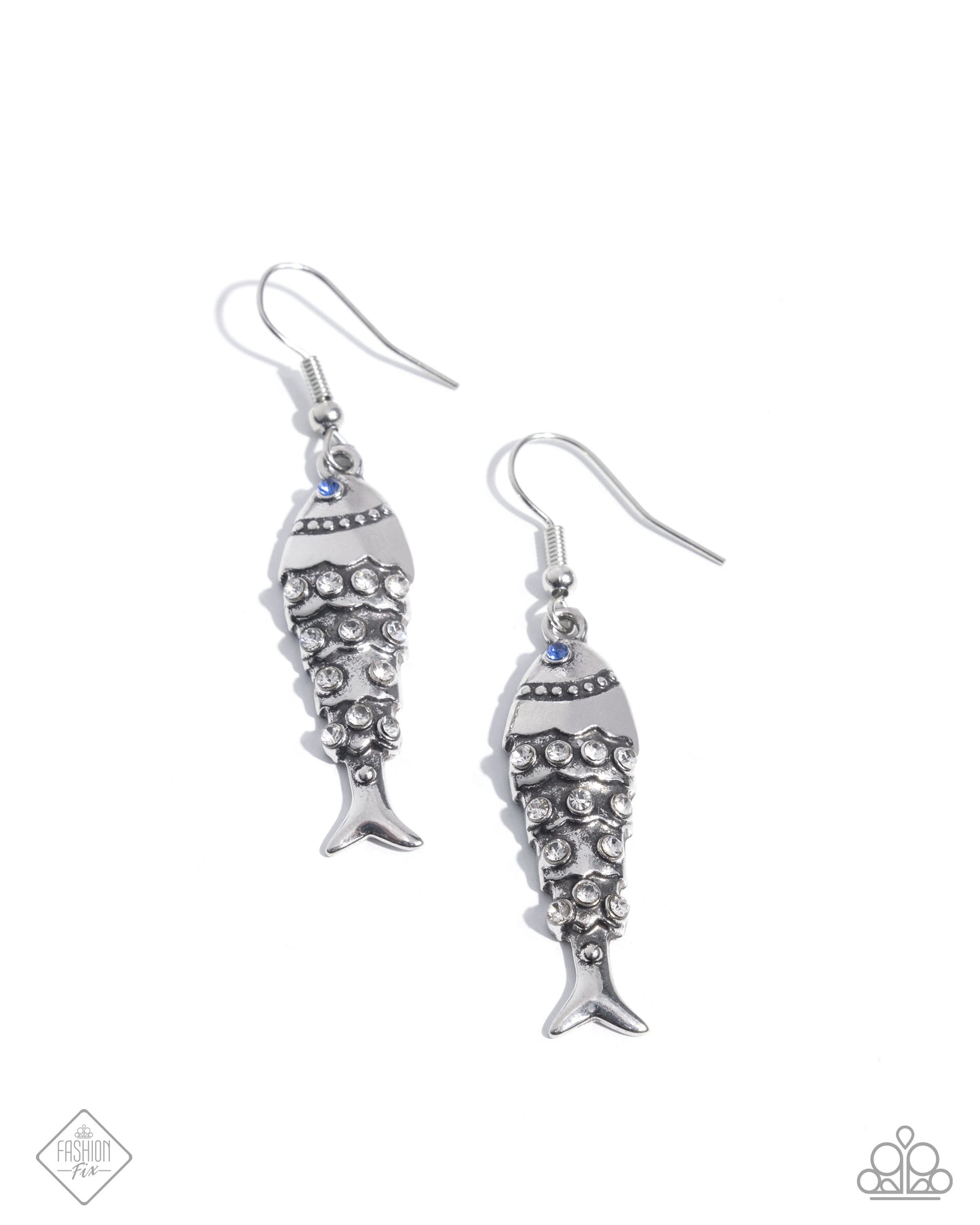 Coastal Cast - blue - Paparazzi earrings