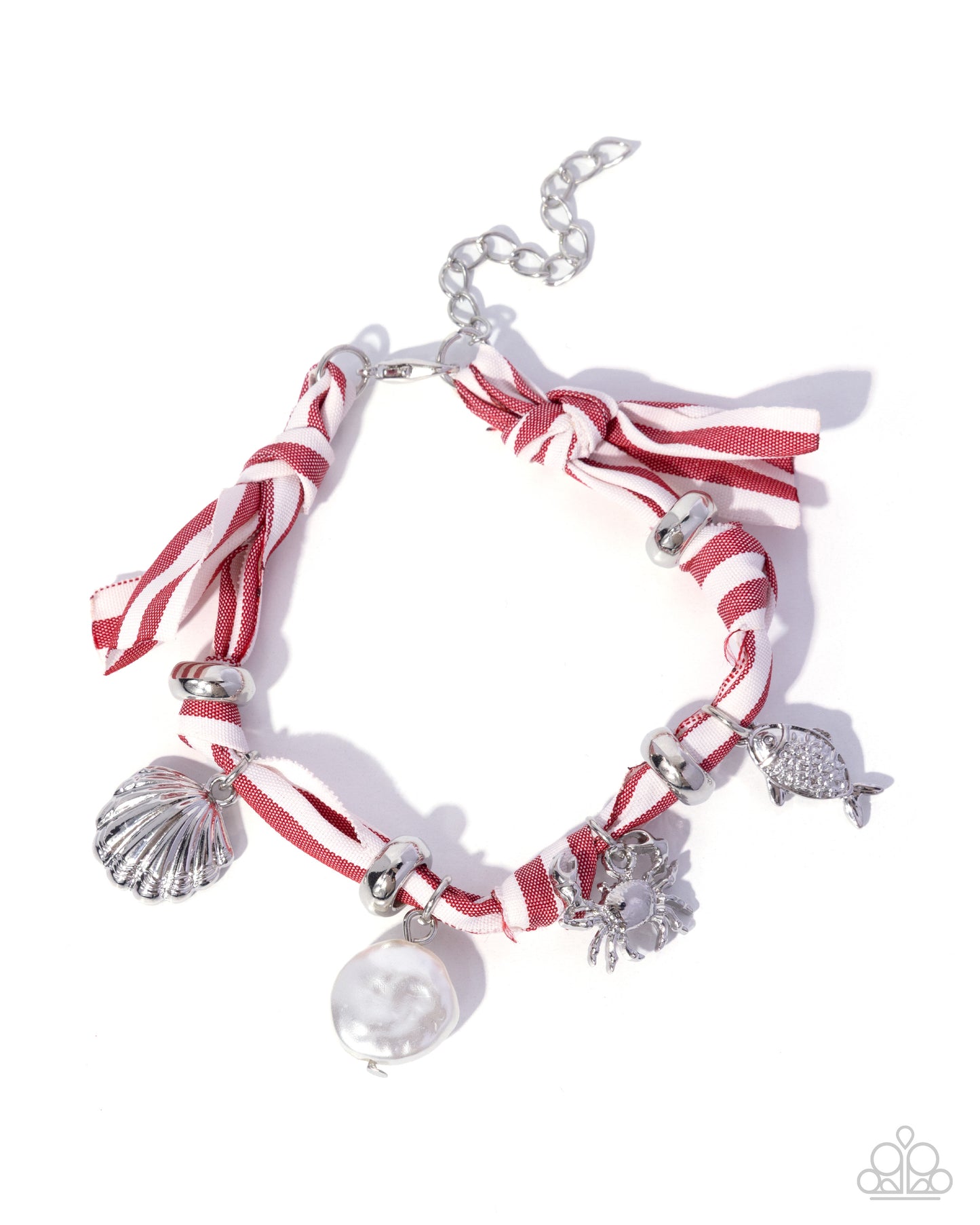 Coastal Clan - red - Paparazzi bracelet