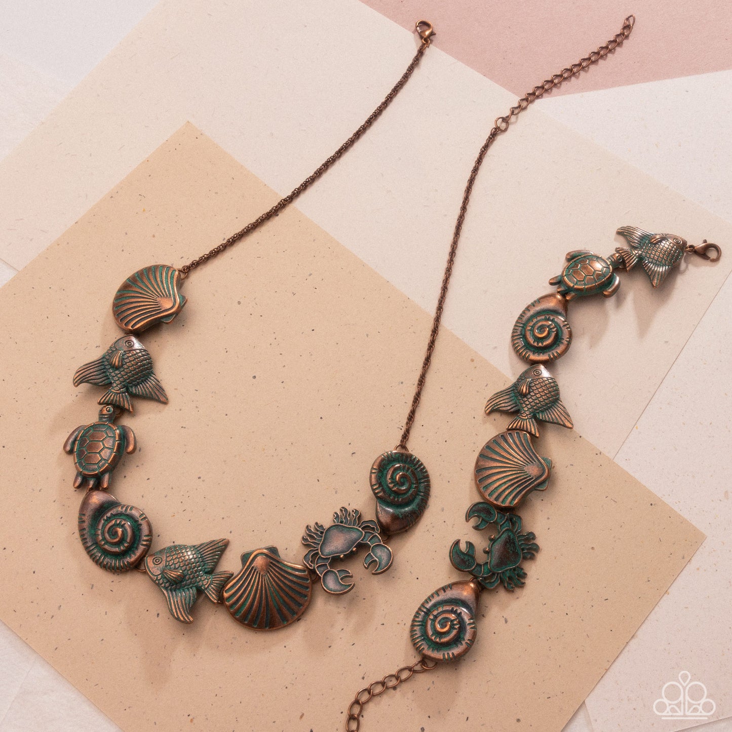 Coastal Cay - copper - Paparazzi bracelet