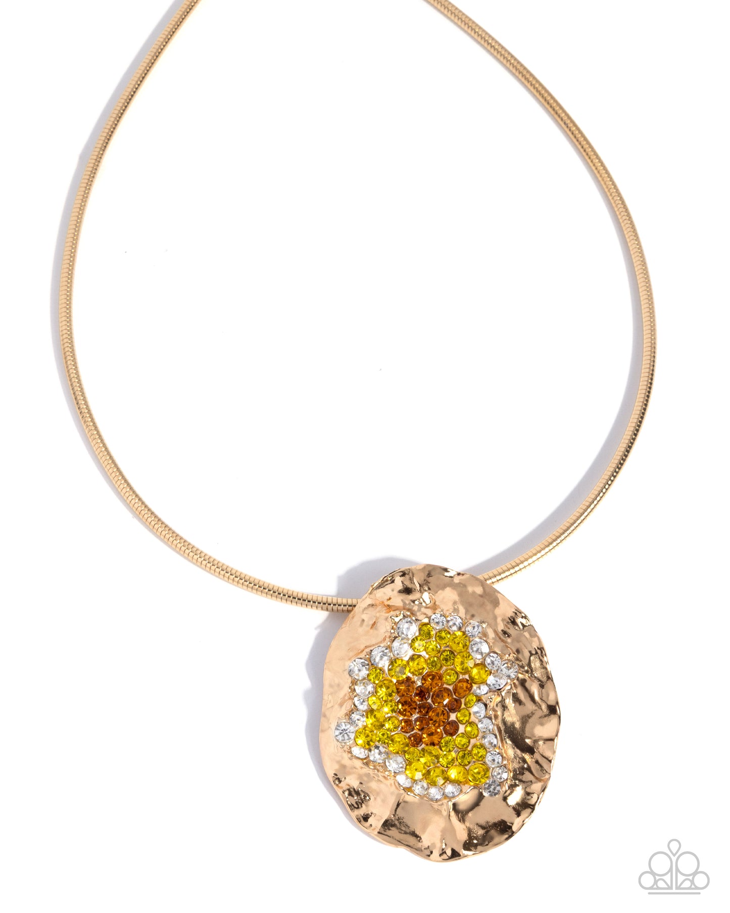 Coil Command - yellow - Paparazzi necklace