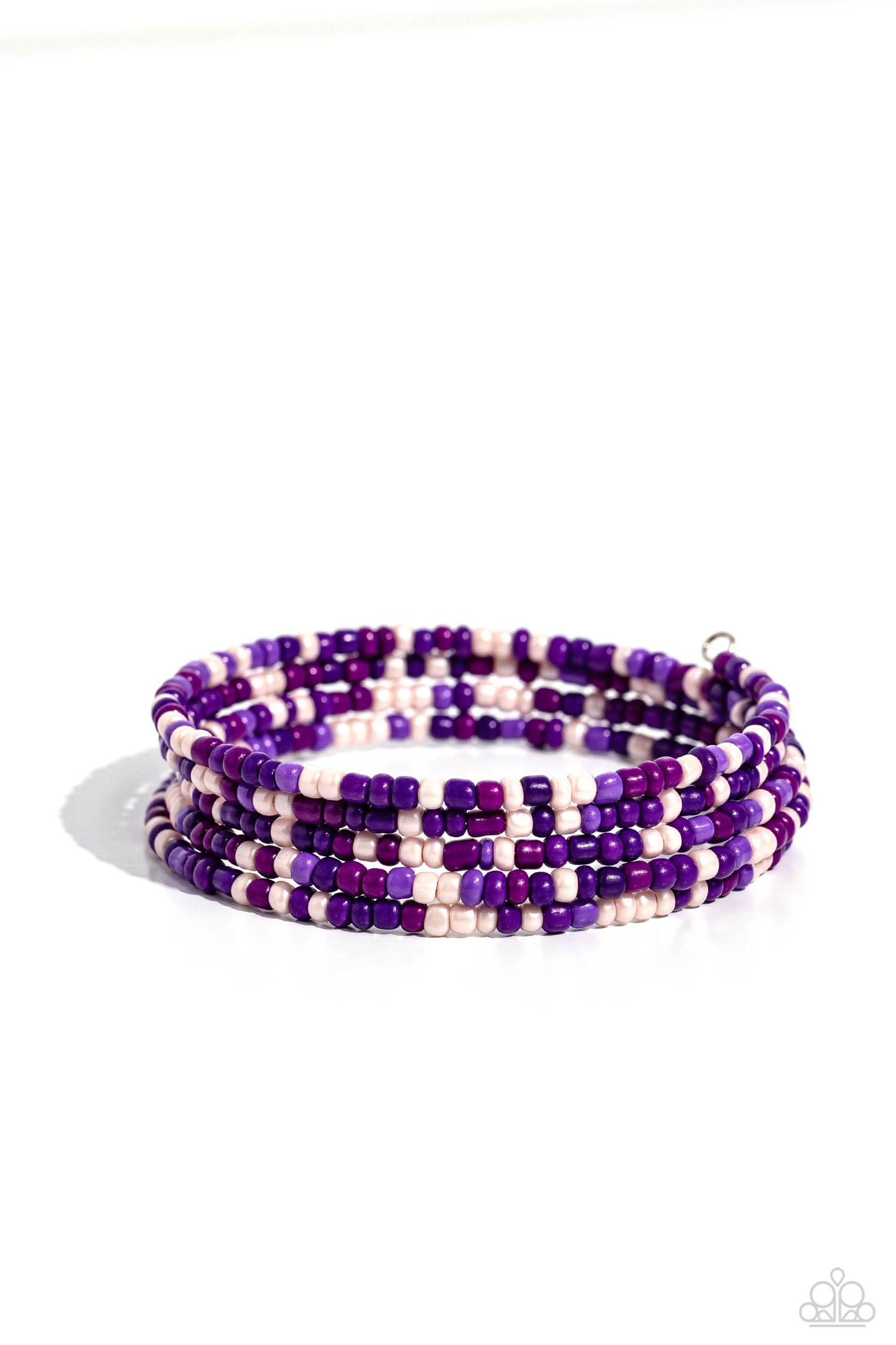 Coiled Candy - purple - Paparazzi bracelet