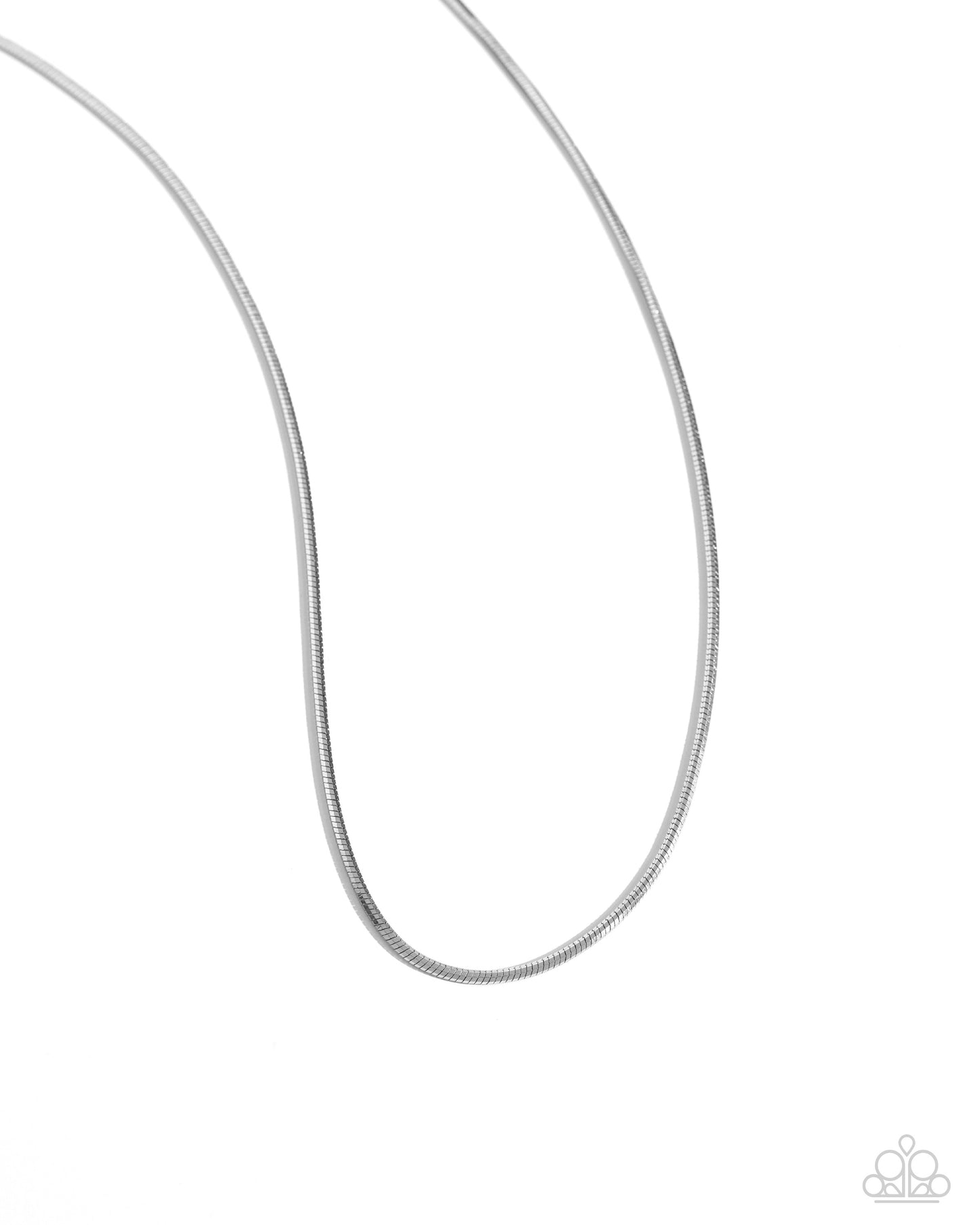 Coiled Captain - silver - Paparazzi MENS necklace